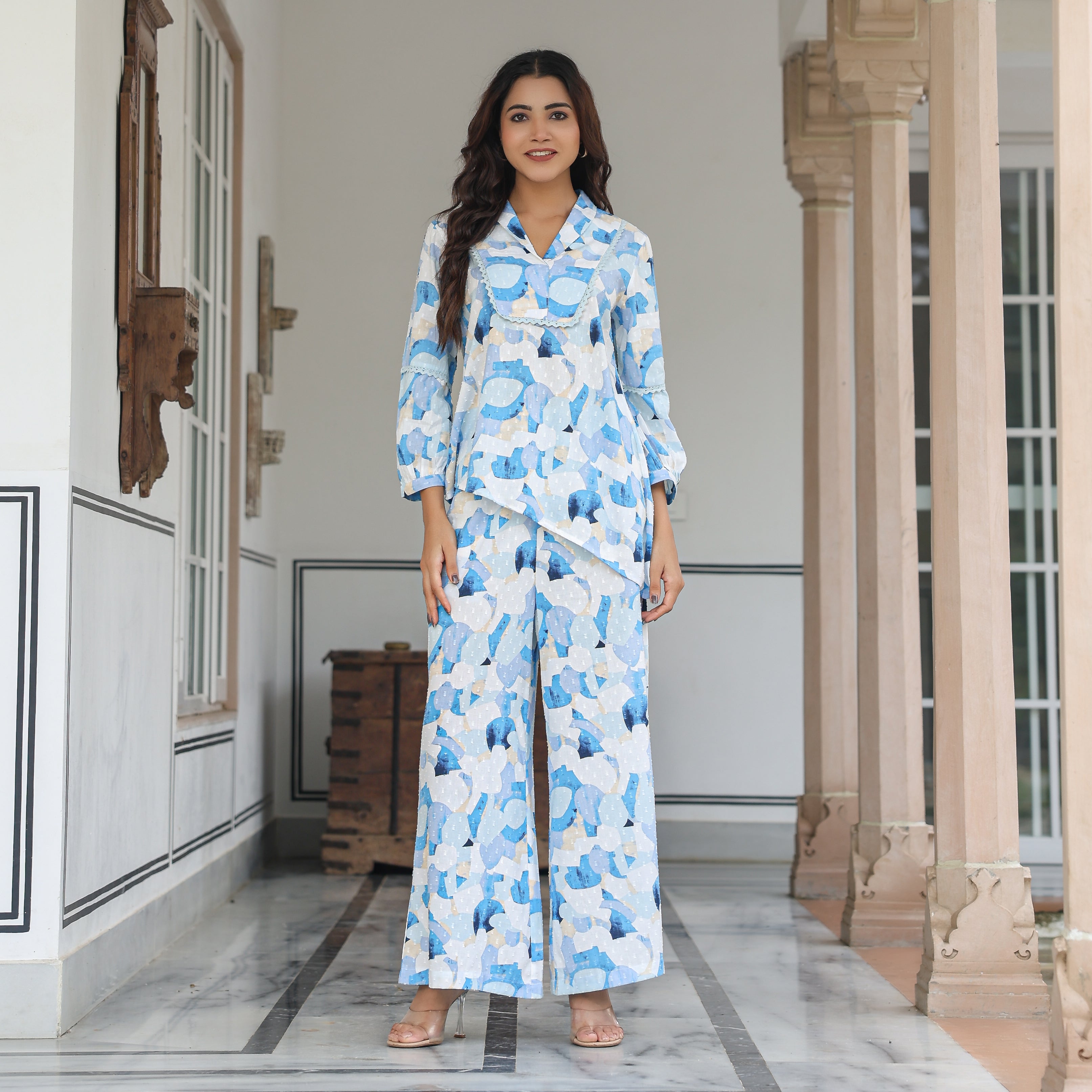 Freya Cotton Printed Co-Ord Set