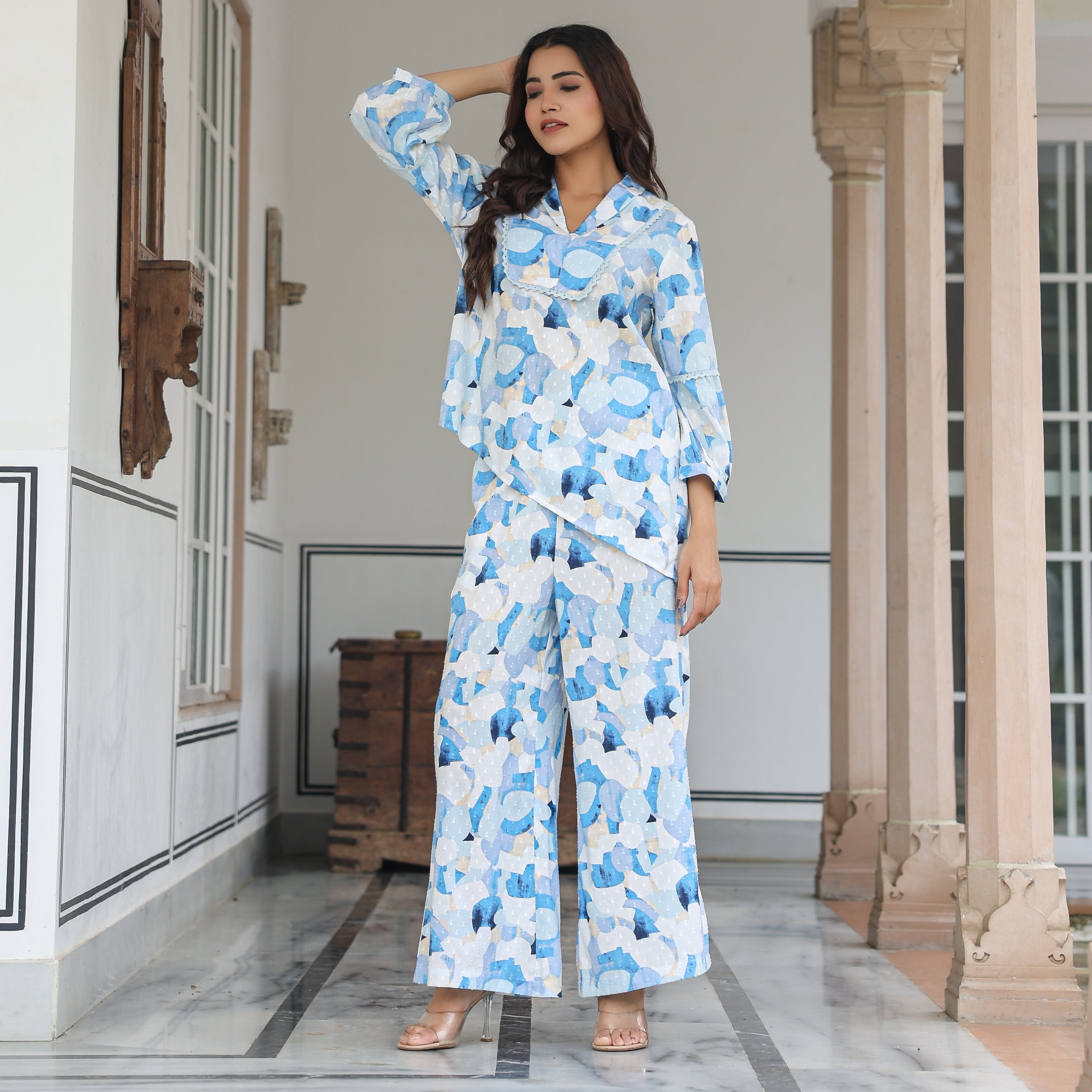 Freya Cotton Printed Co-Ord Set