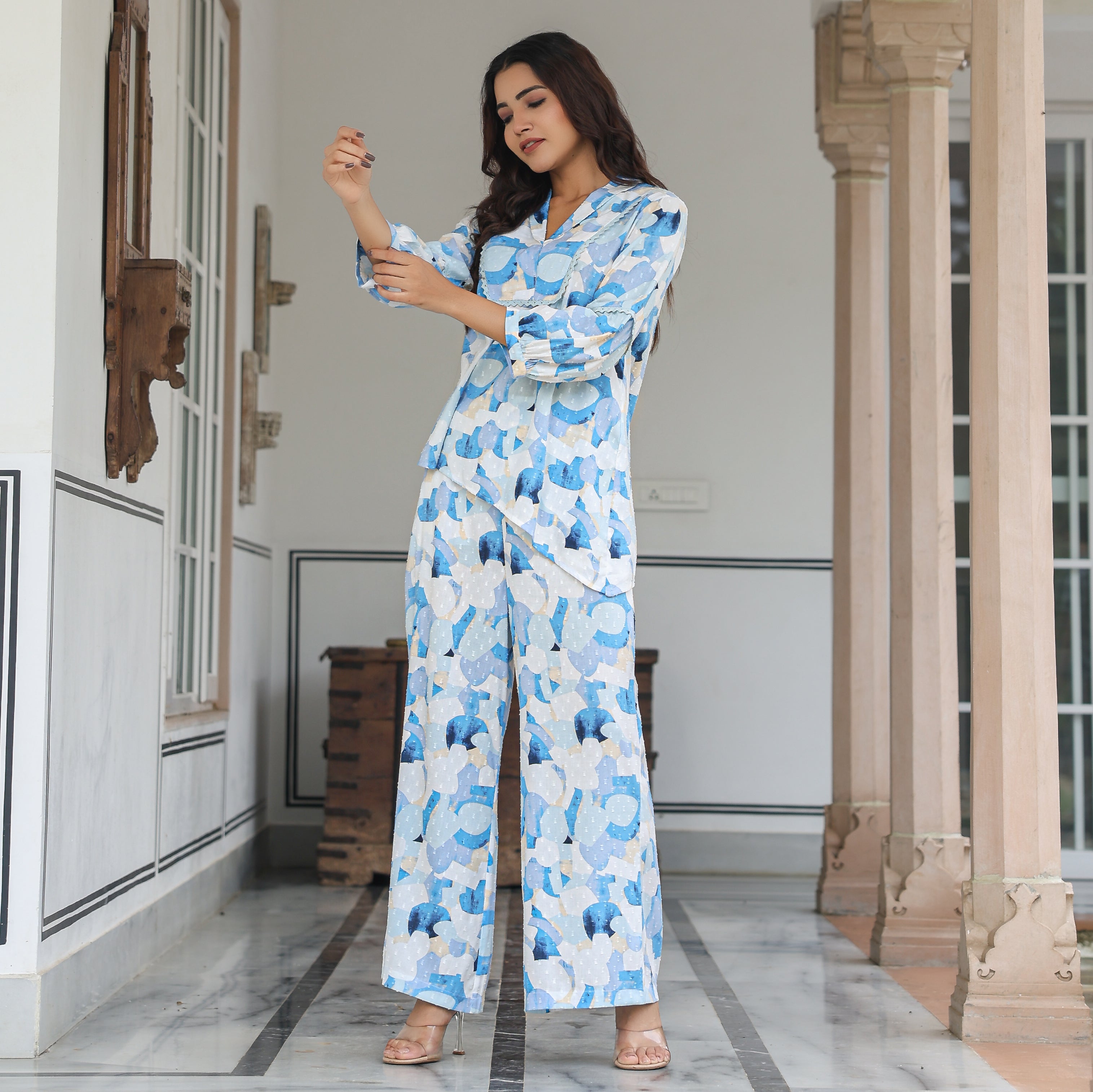 Freya Cotton Printed Co-Ord Set