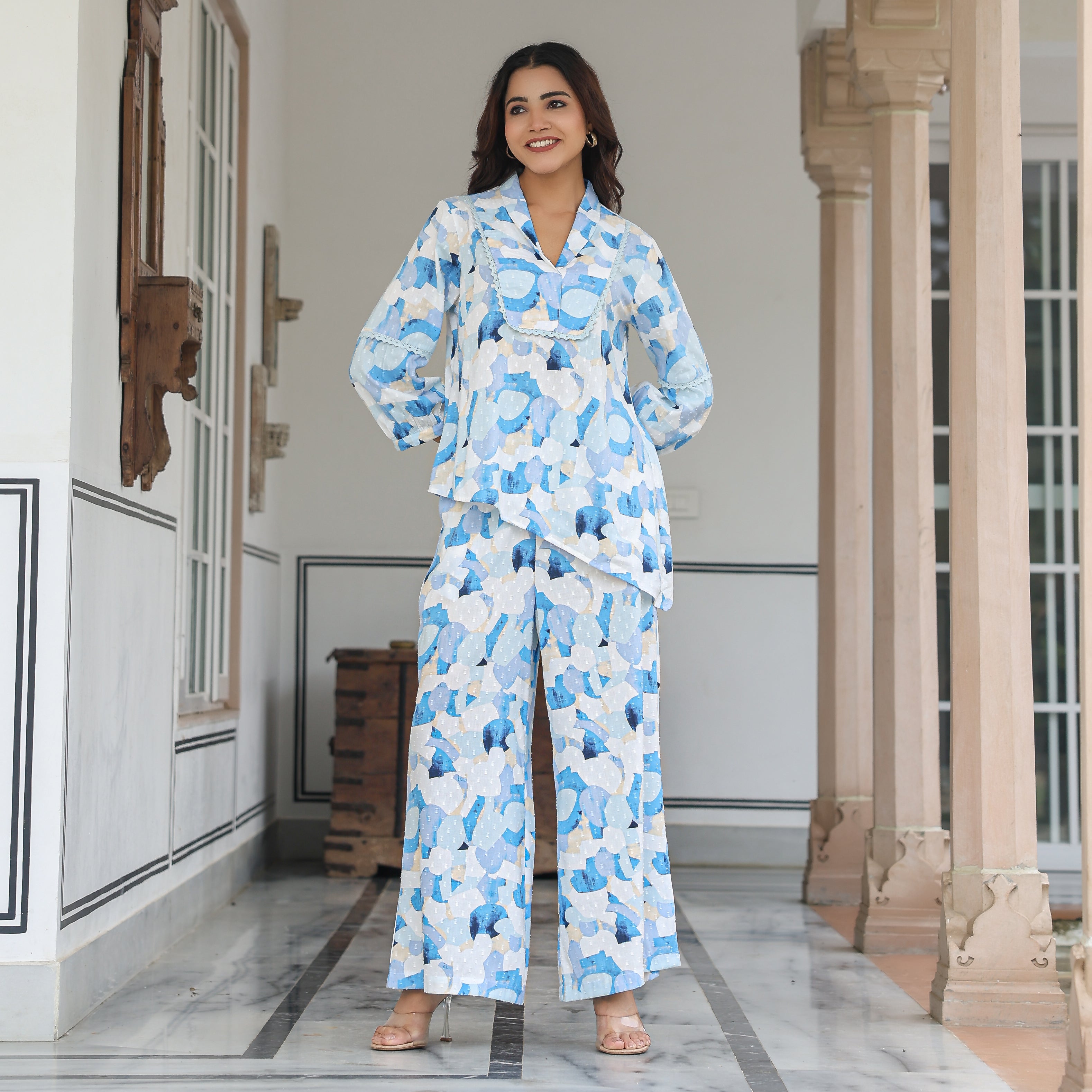 Freya Cotton Printed Co-Ord Set