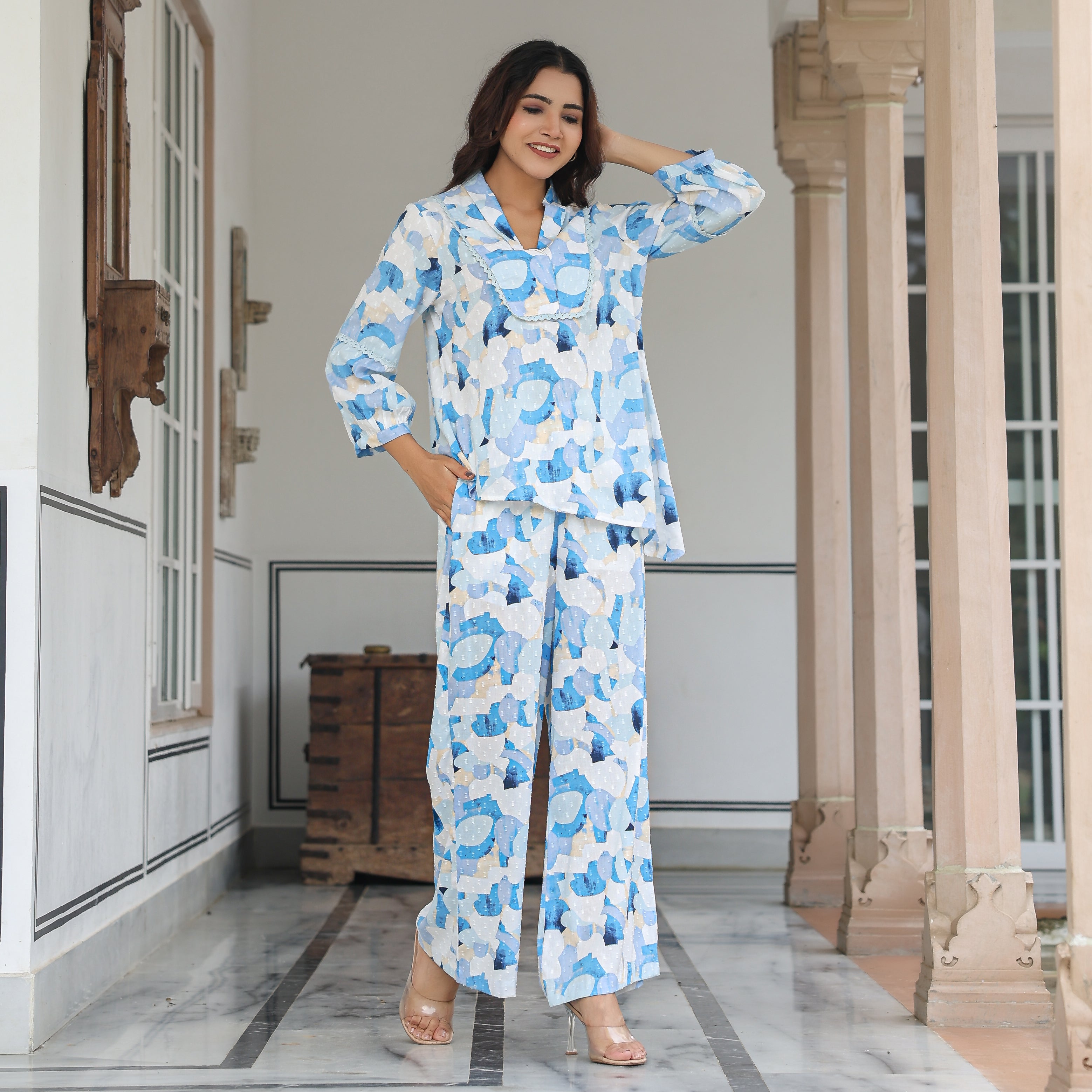 Freya Cotton Printed Co-Ord Set