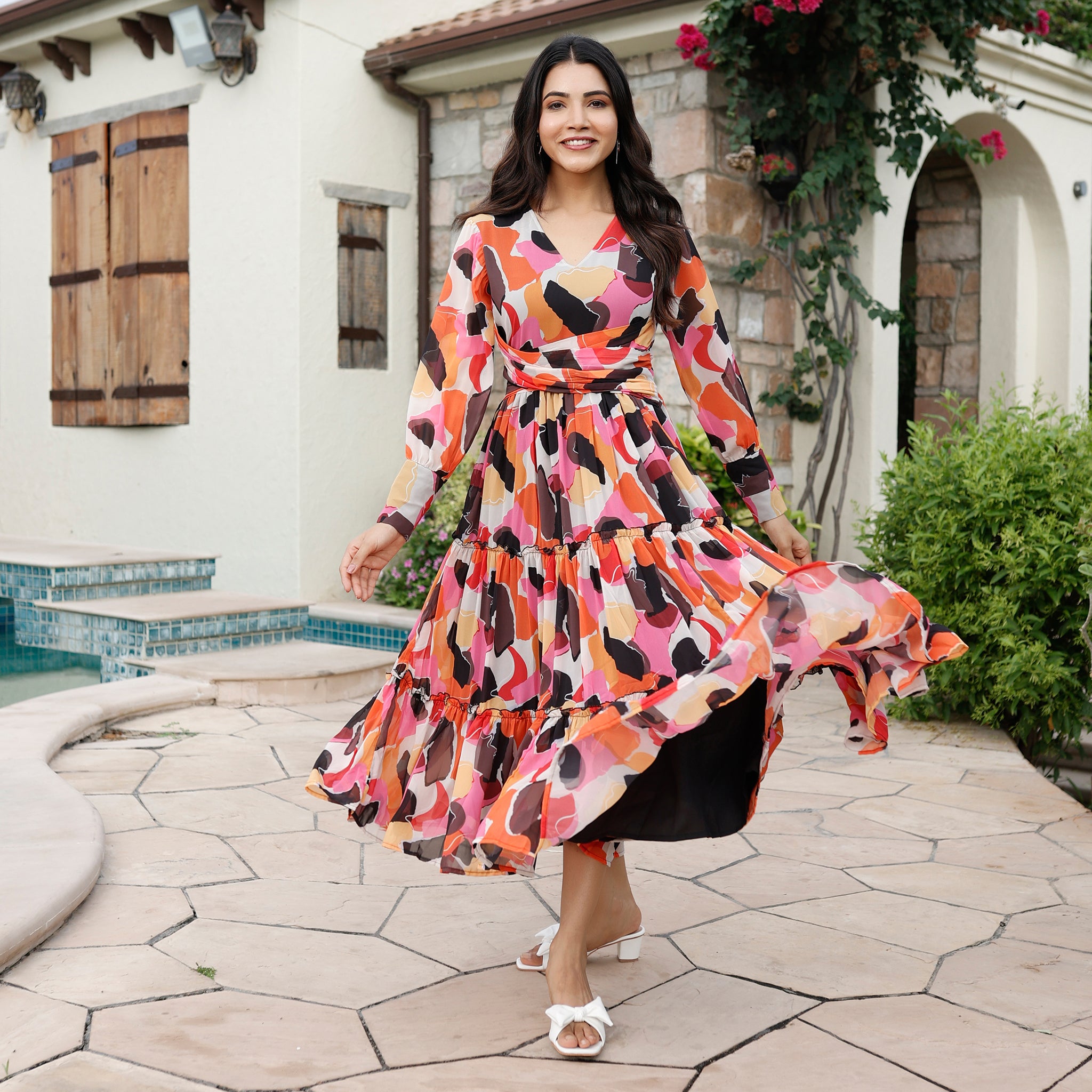 Luisa Multicolor Maxi Dress