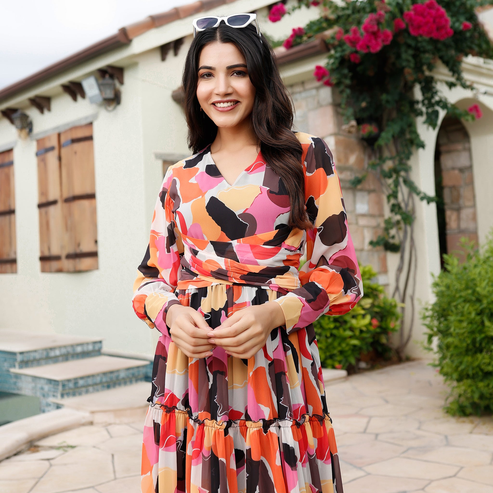 Luisa Multicolor Maxi Dress