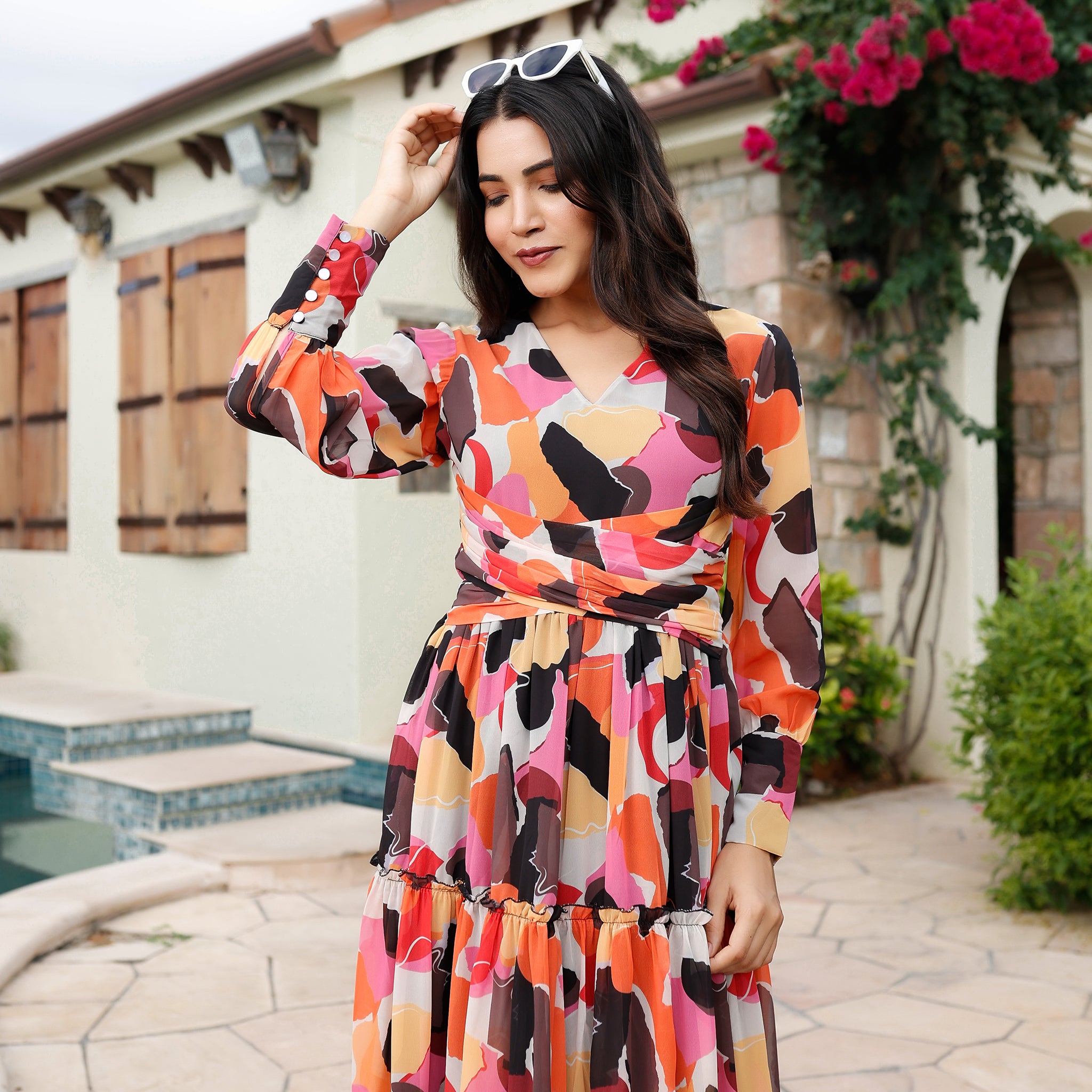 Luisa Multicolor Maxi Dress