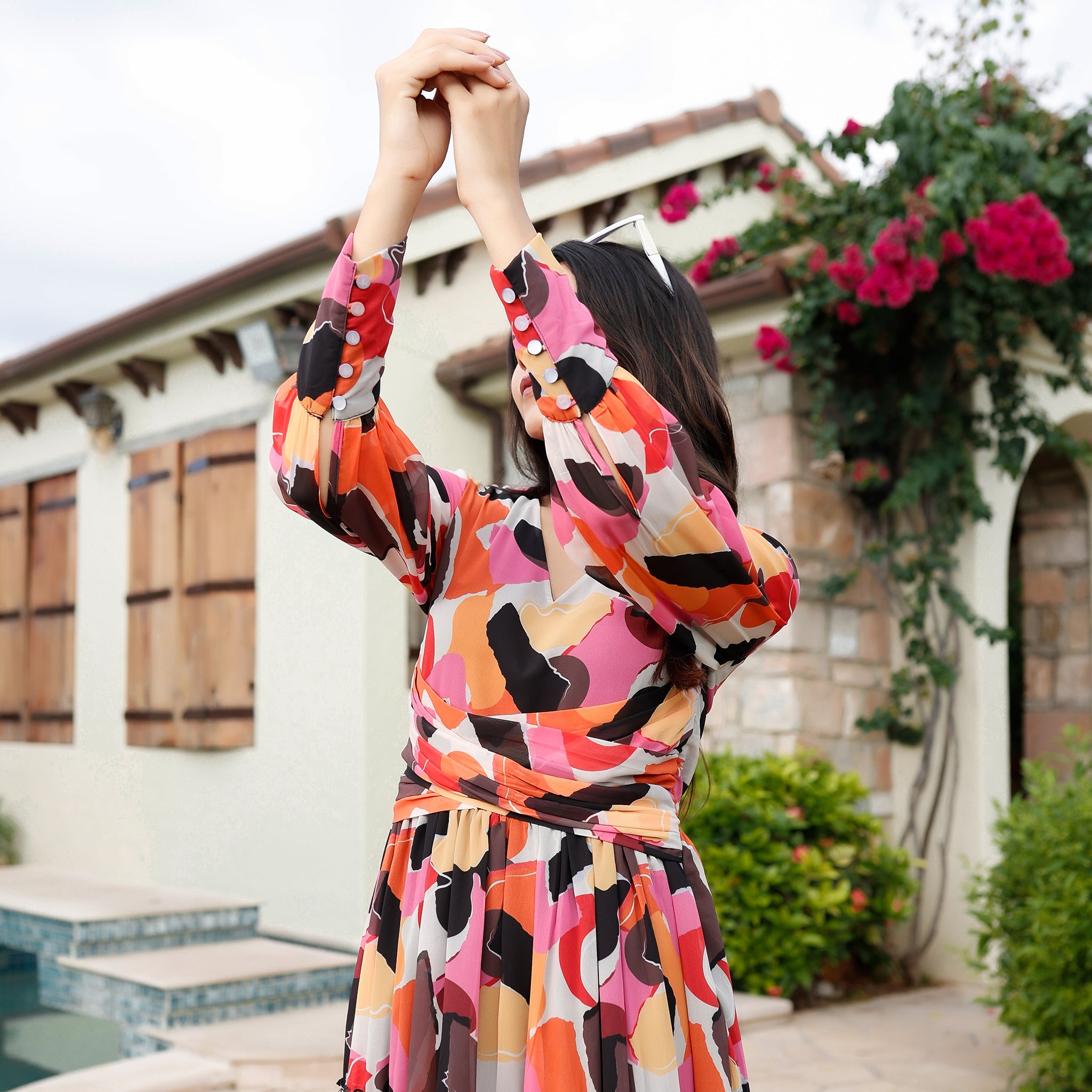 Luisa Multicolor Maxi Dress