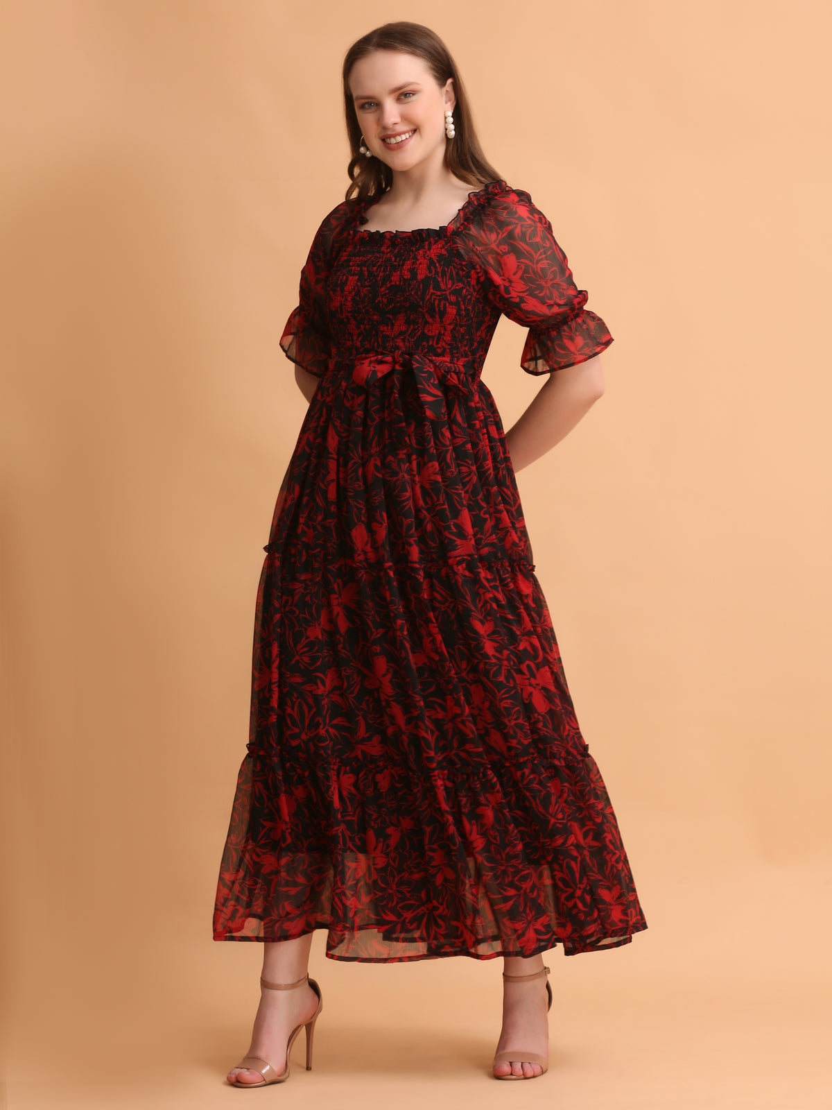 Medika Multicolor Floral Maxi Dress