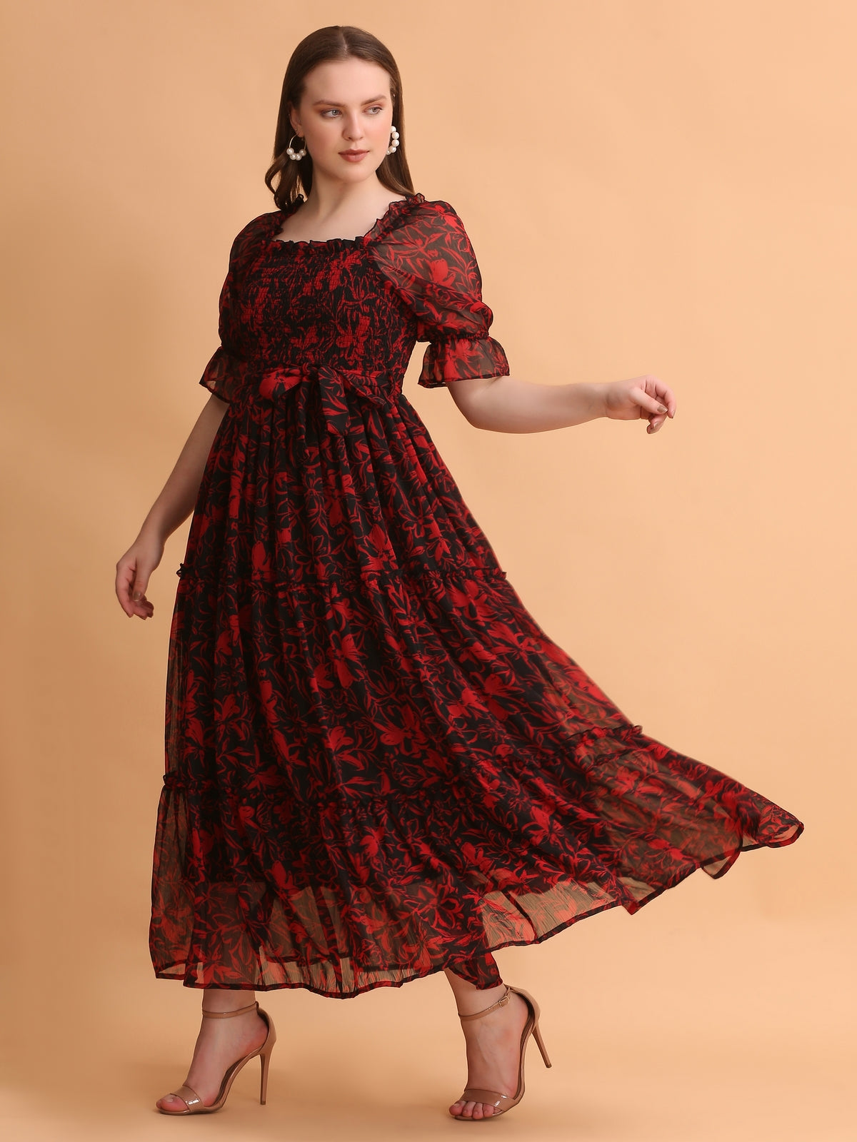 Medika Multicolor Floral Maxi Dress