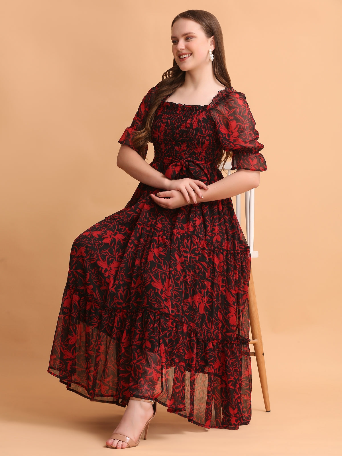 Medika Multicolor Floral Maxi Dress