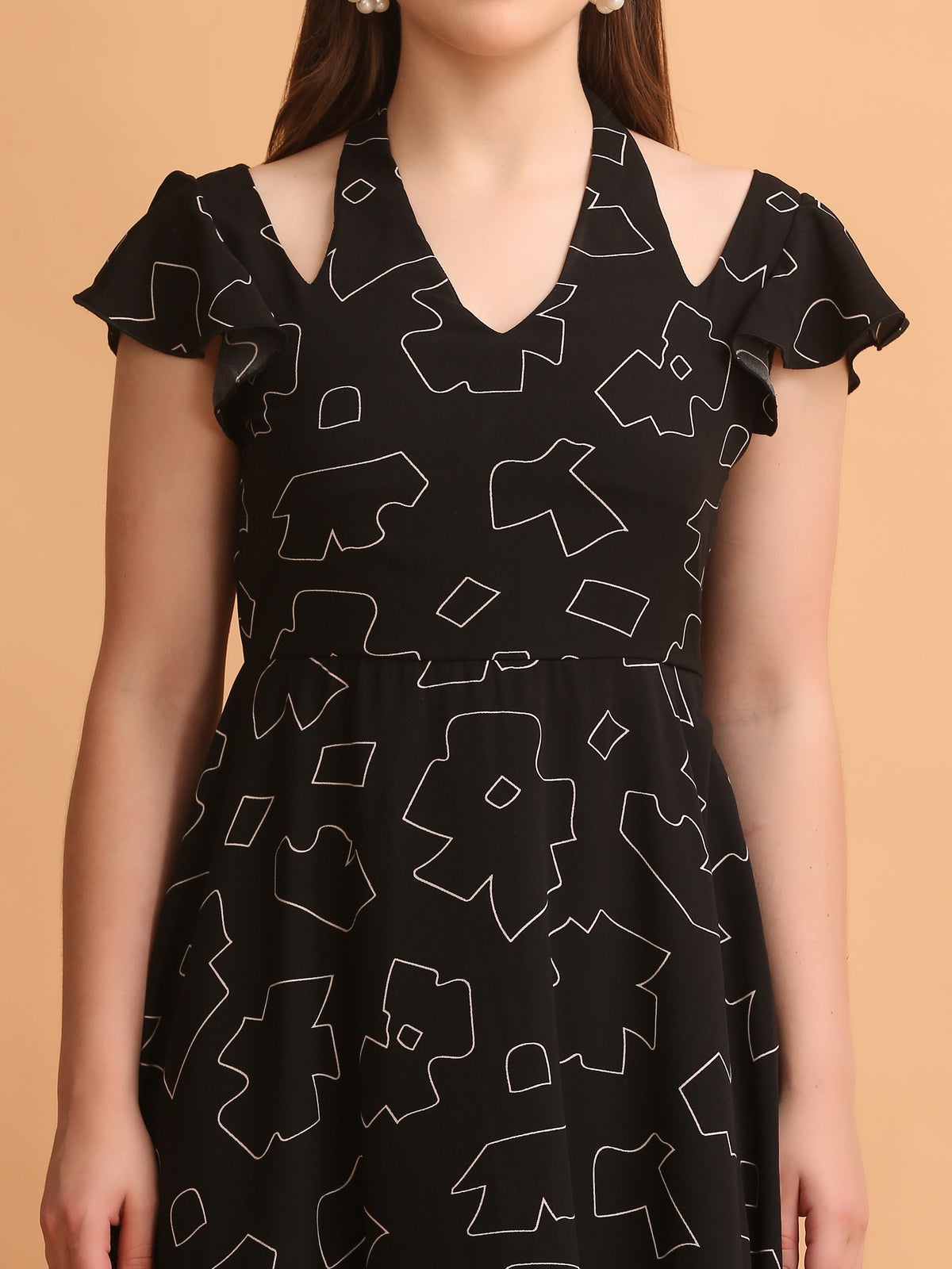 Savannah Black Maxi Dress