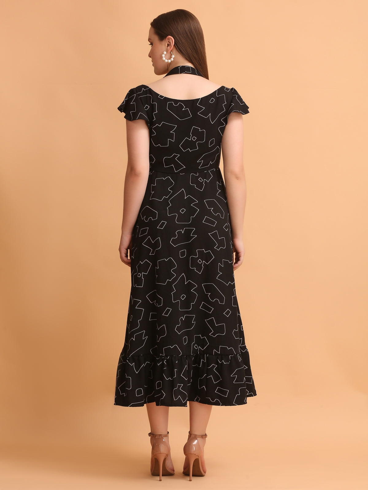 Savannah Black Maxi Dress