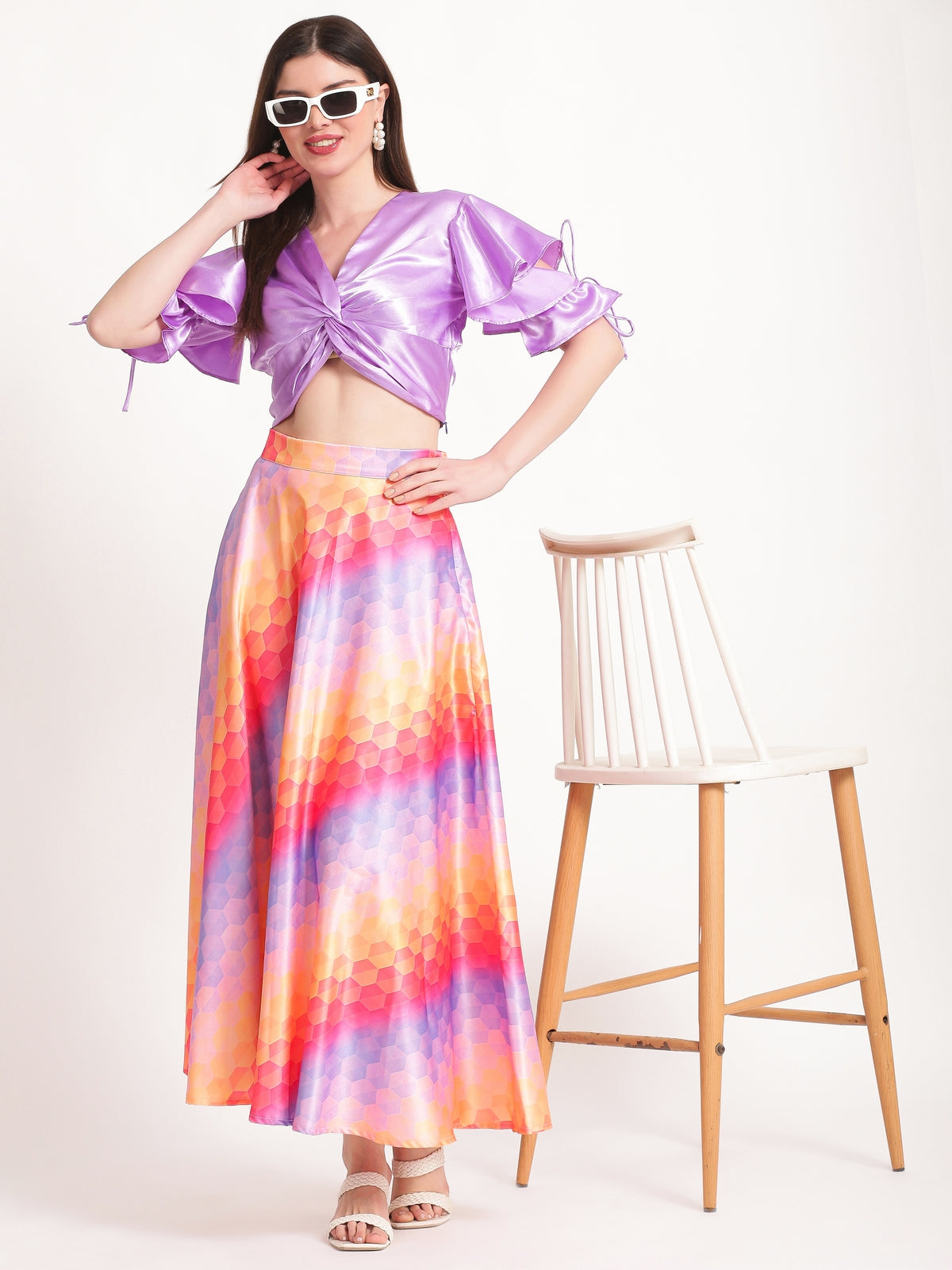 Liliana Satin Co-Ord Set