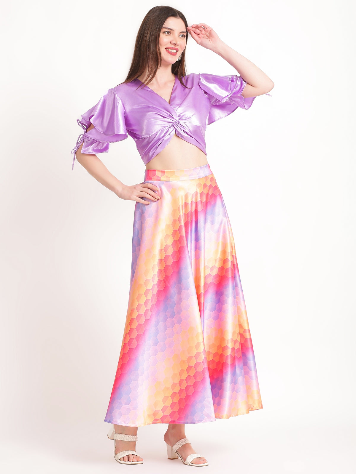 Liliana Satin Co-Ord Set