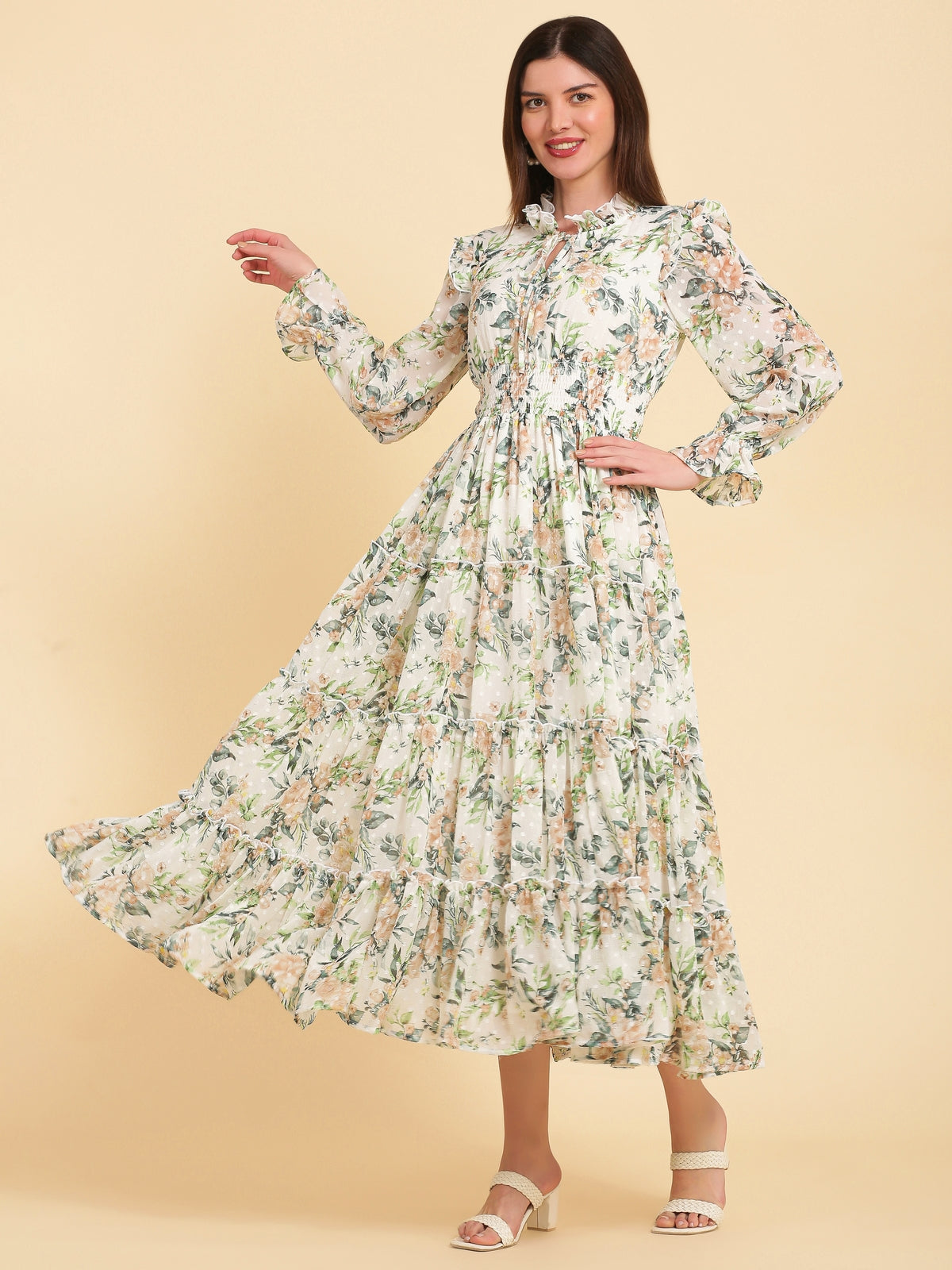 Margot Flared Maxi Dress