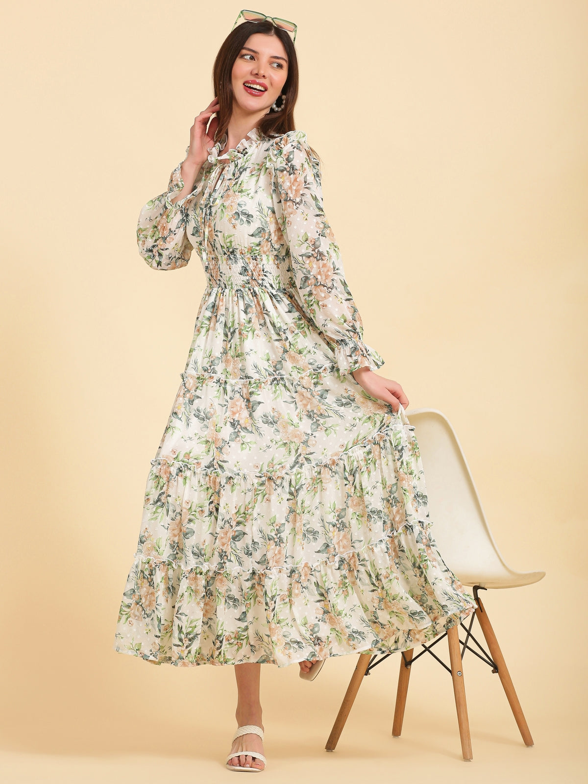 Margot Flared Maxi Dress