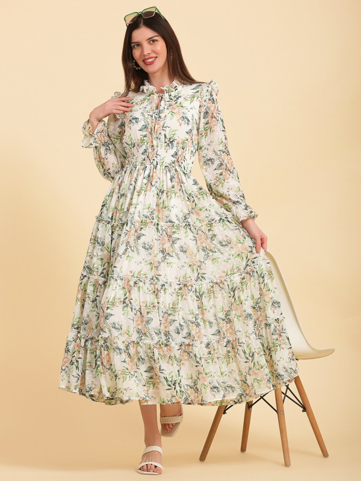 Margot Flared Maxi Dress