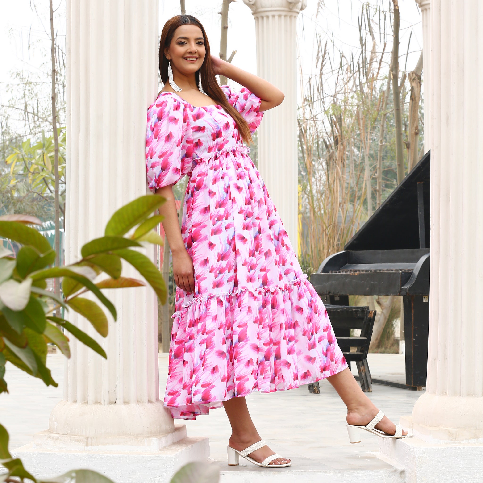 Marilee Multicolor Floral Maxi Dress