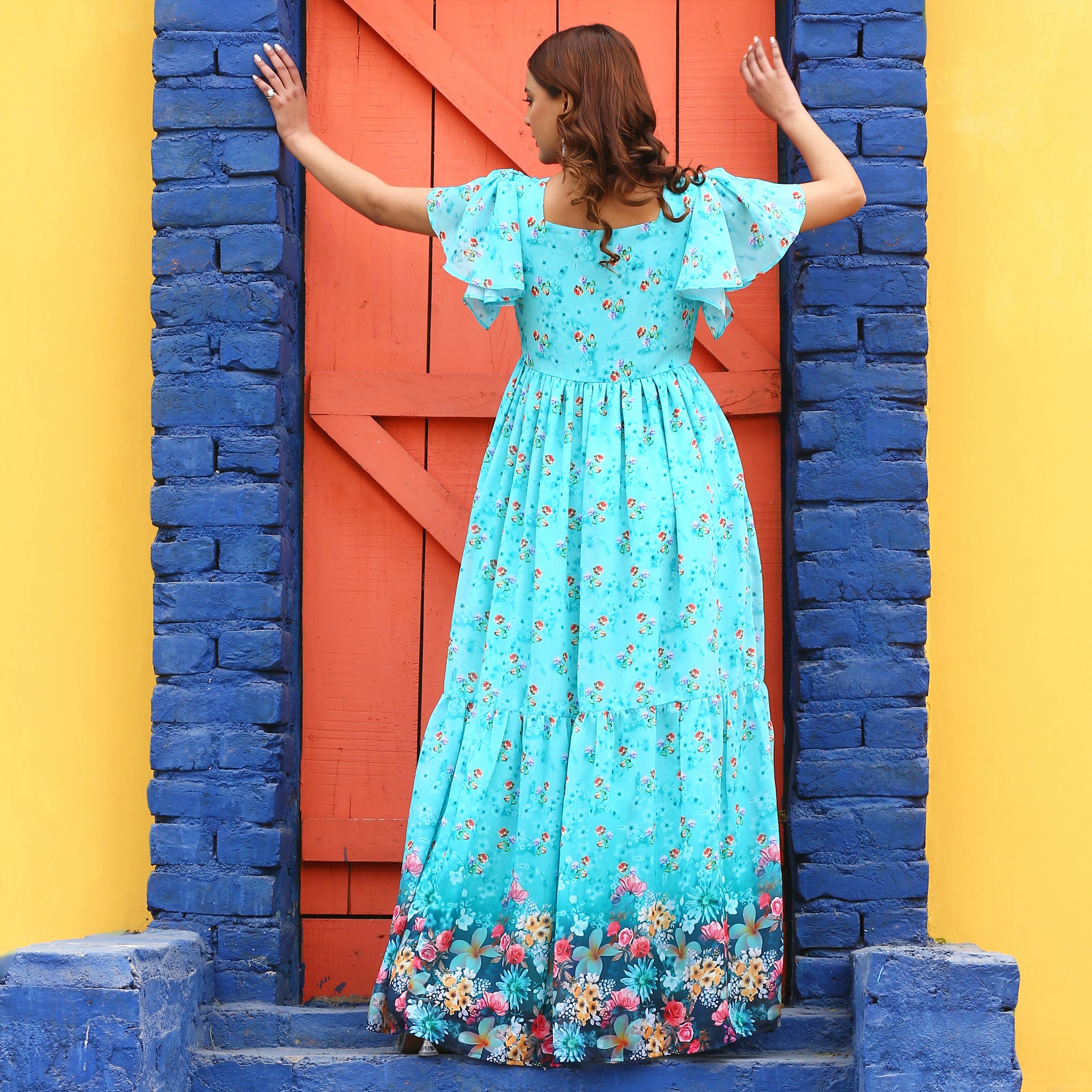 Shawnee Ombre Floral Maxi Dress