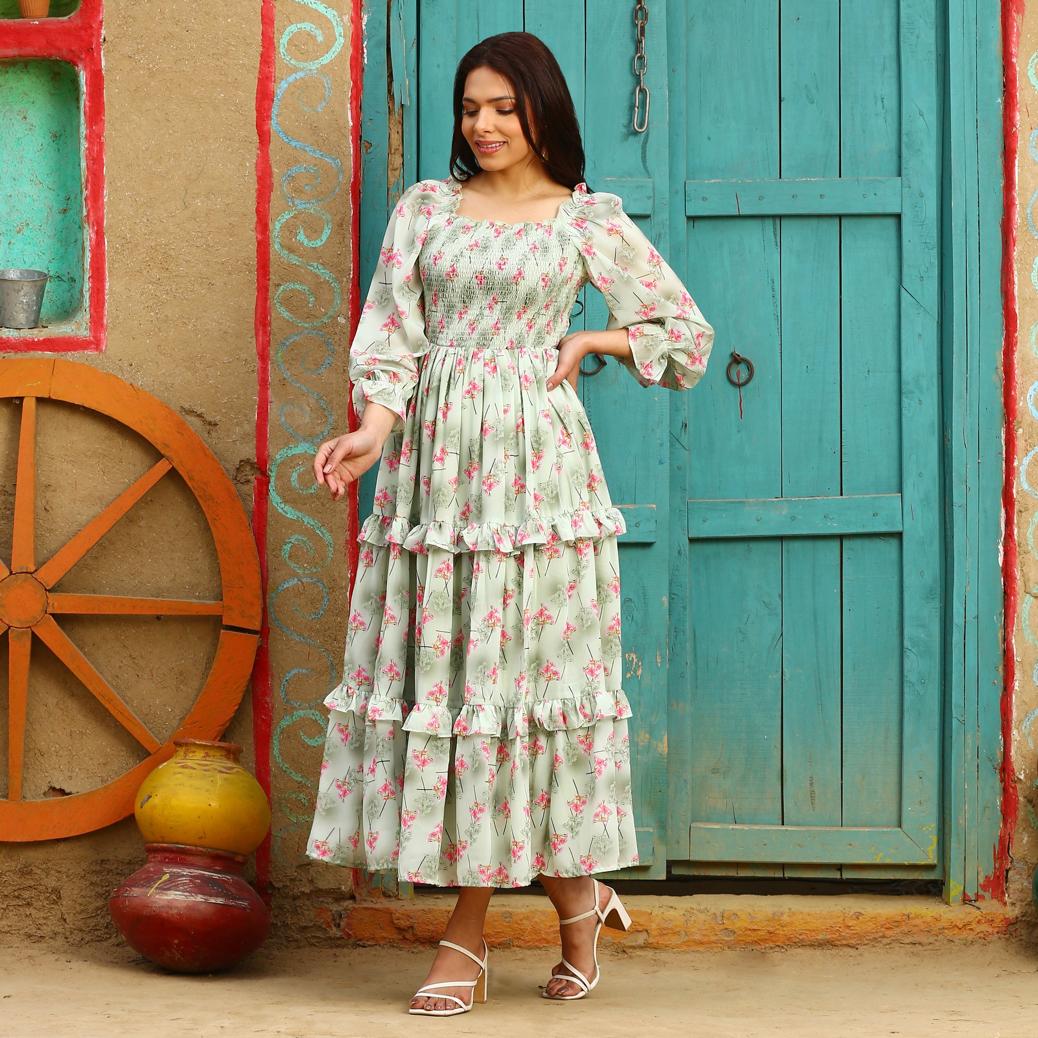 Glafira Floral Maxi Dress