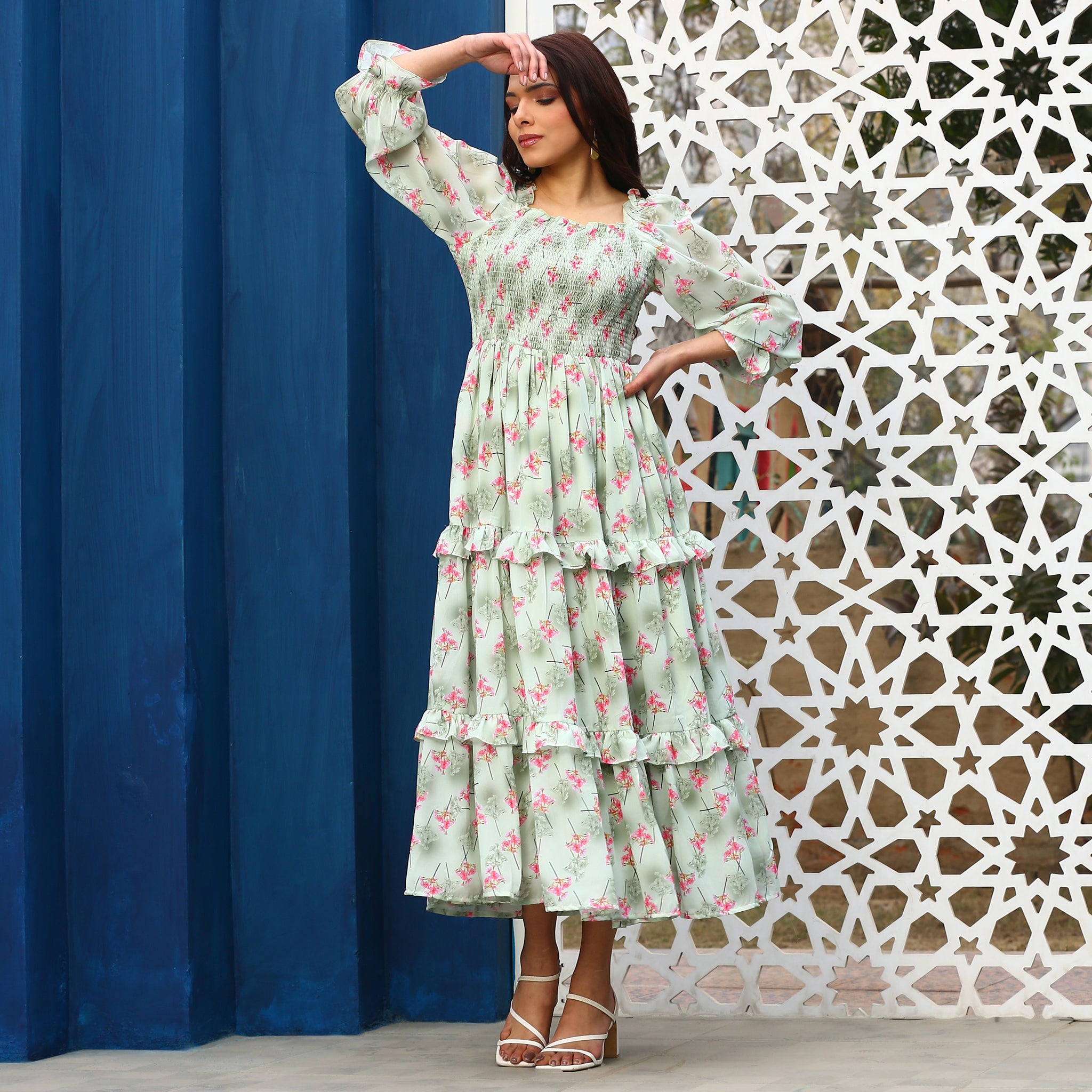 Glafira Floral Maxi Dress