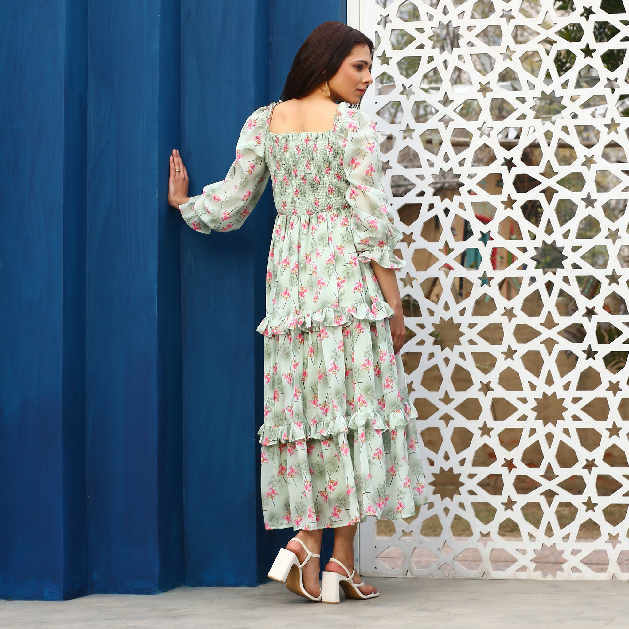 Glafira Floral Maxi Dress