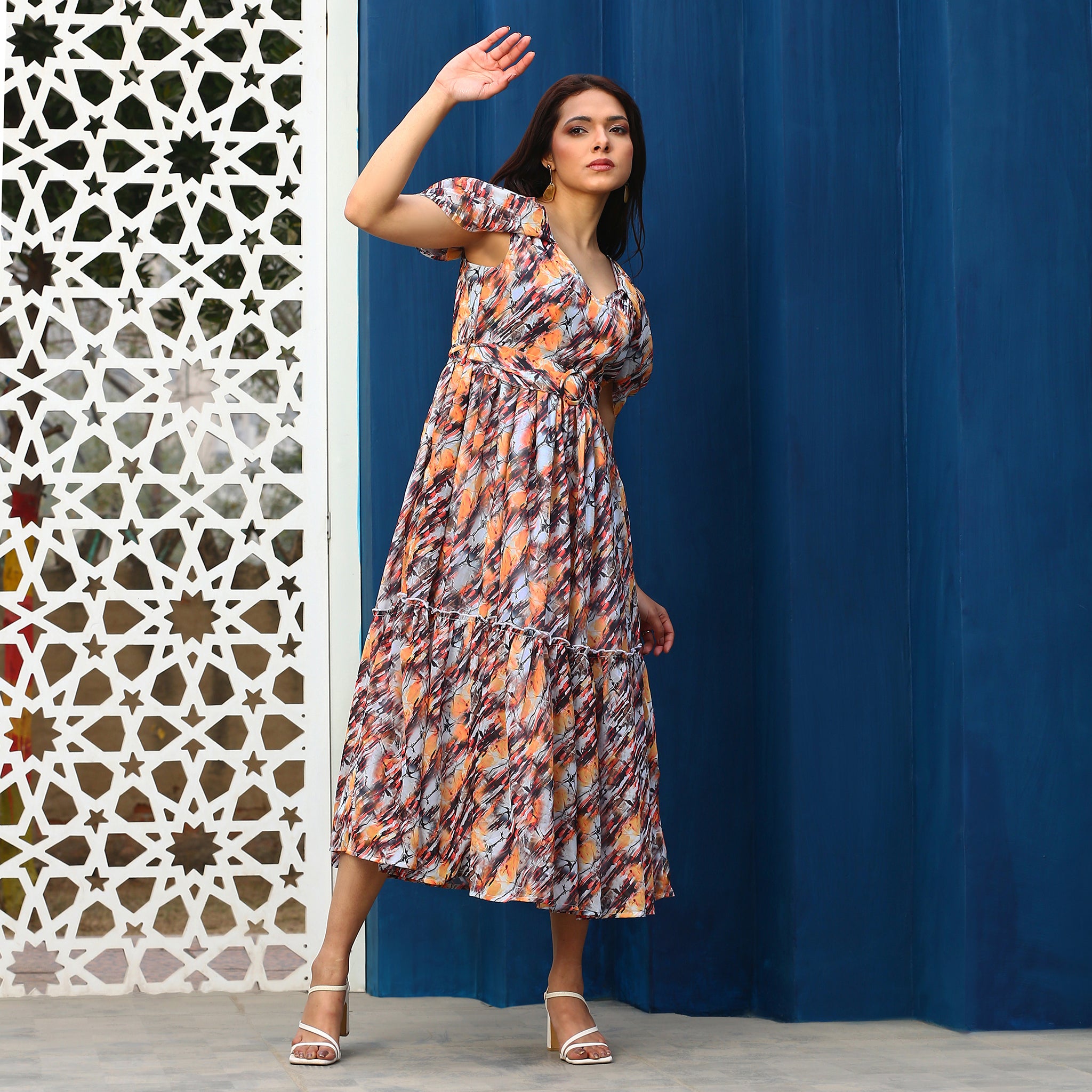 Genevia Multicolor Maxi Dress