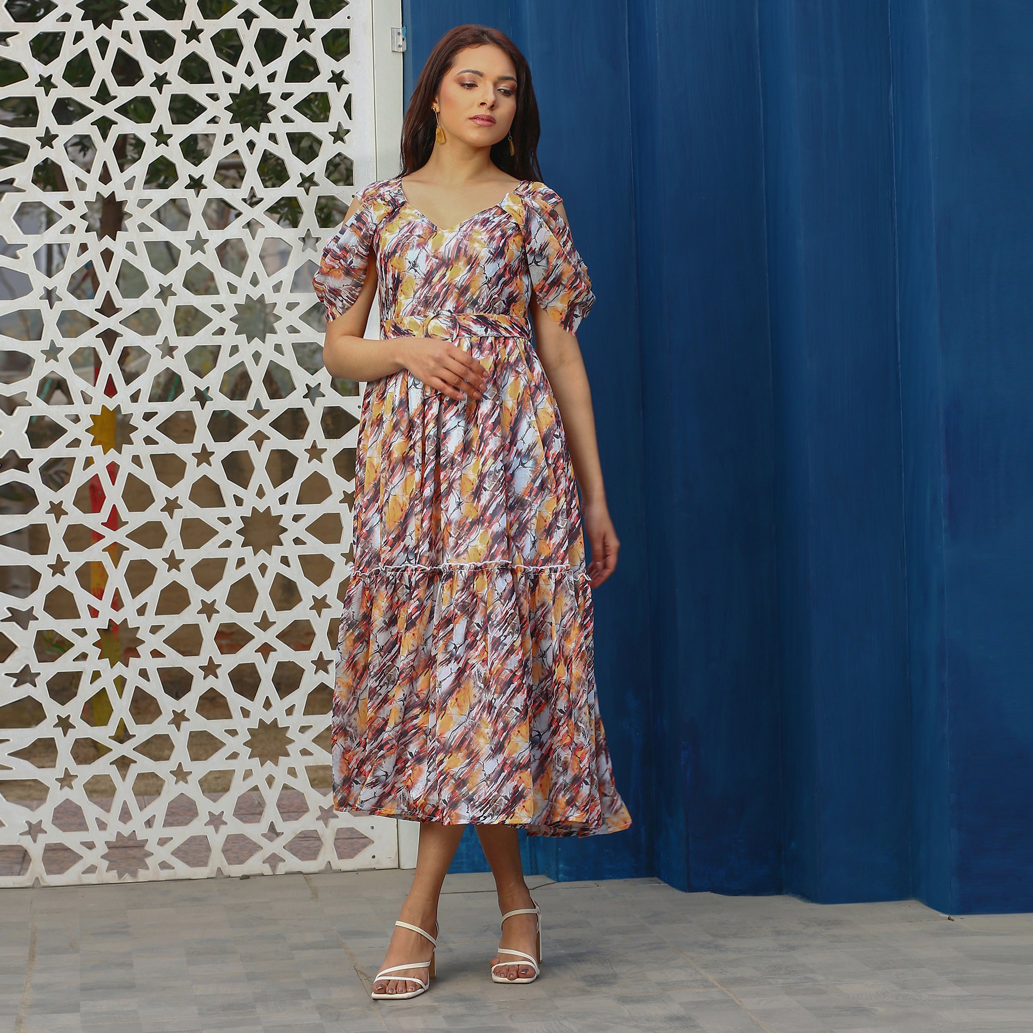 Genevia Multicolor Maxi Dress