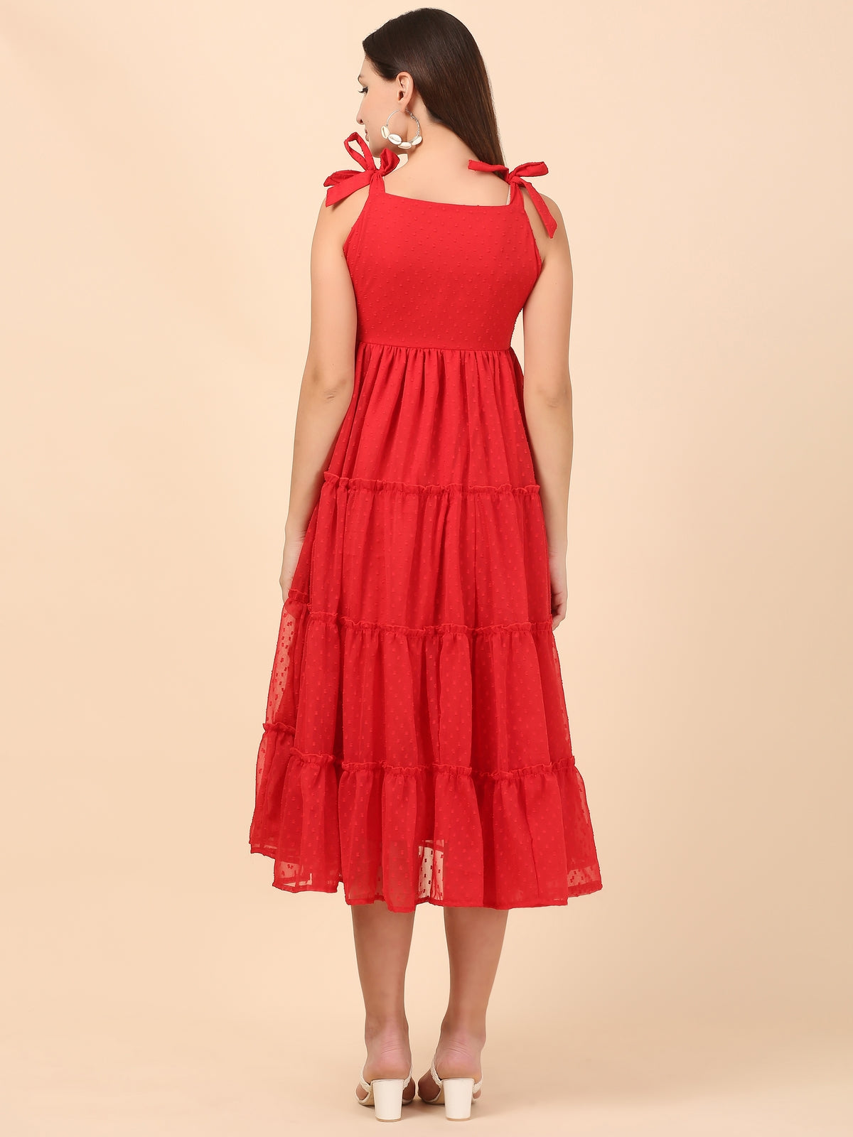 Arika Red Maxi Dress