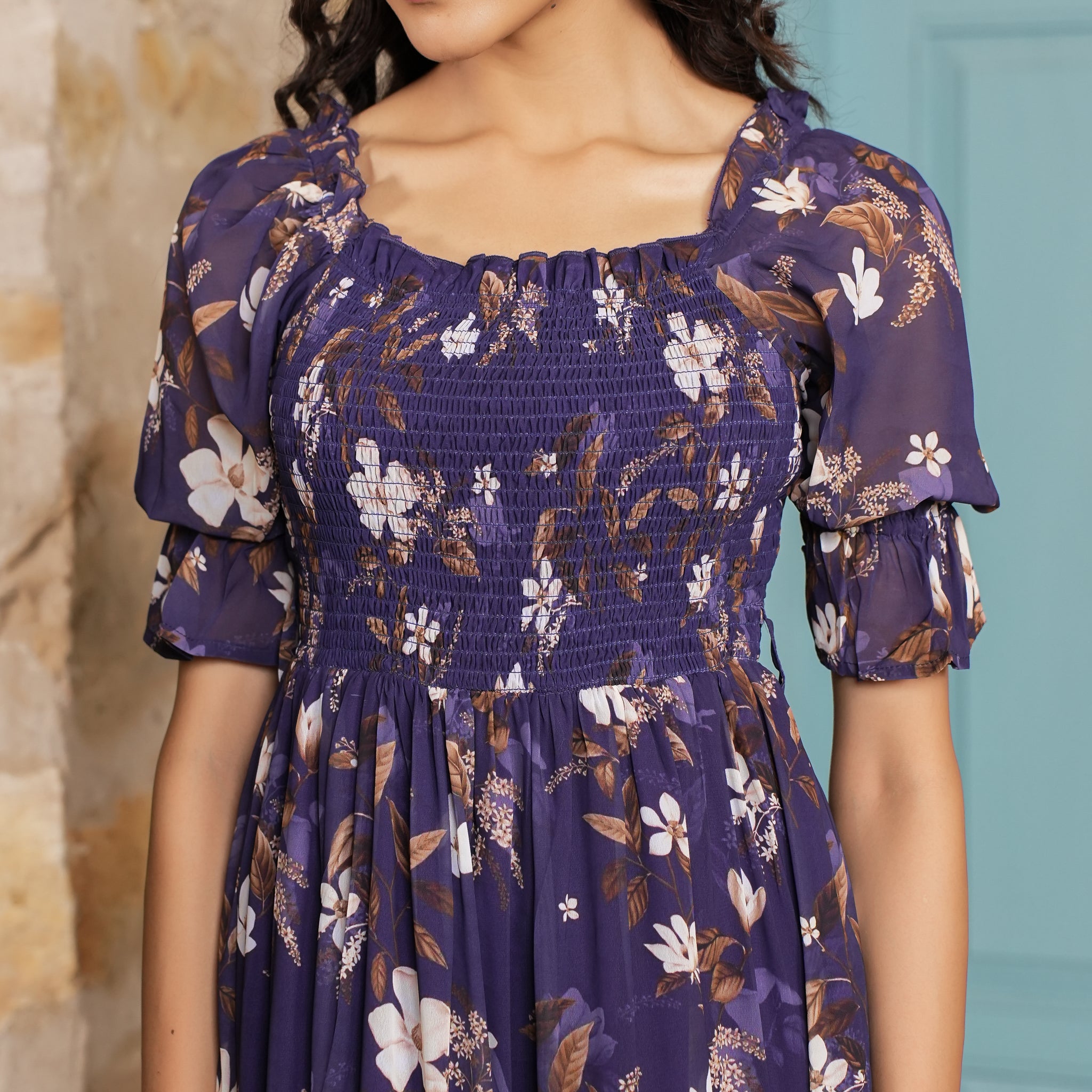 Vivienne Multicolor Floral Maxi Dress