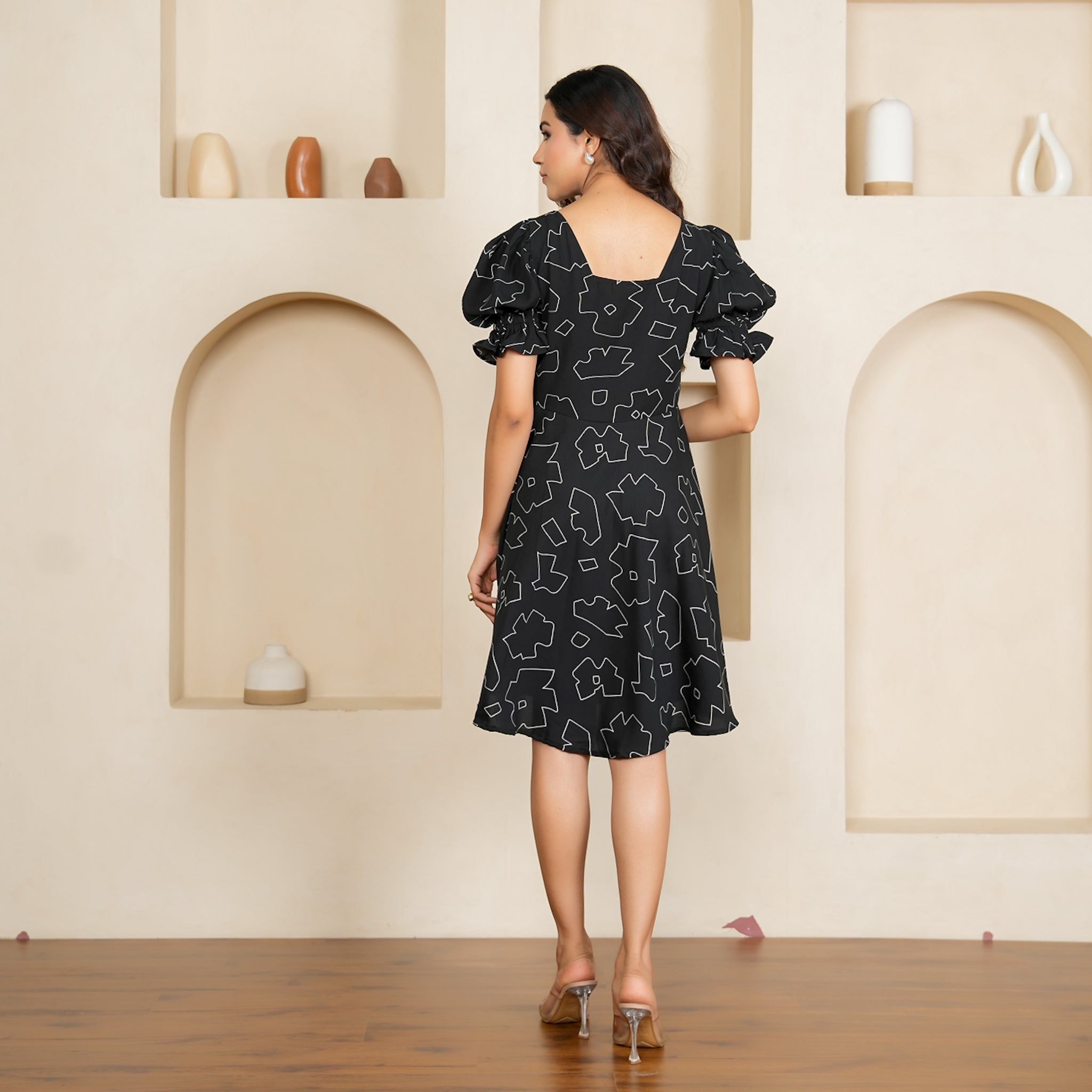 Reagan Black Short Dress