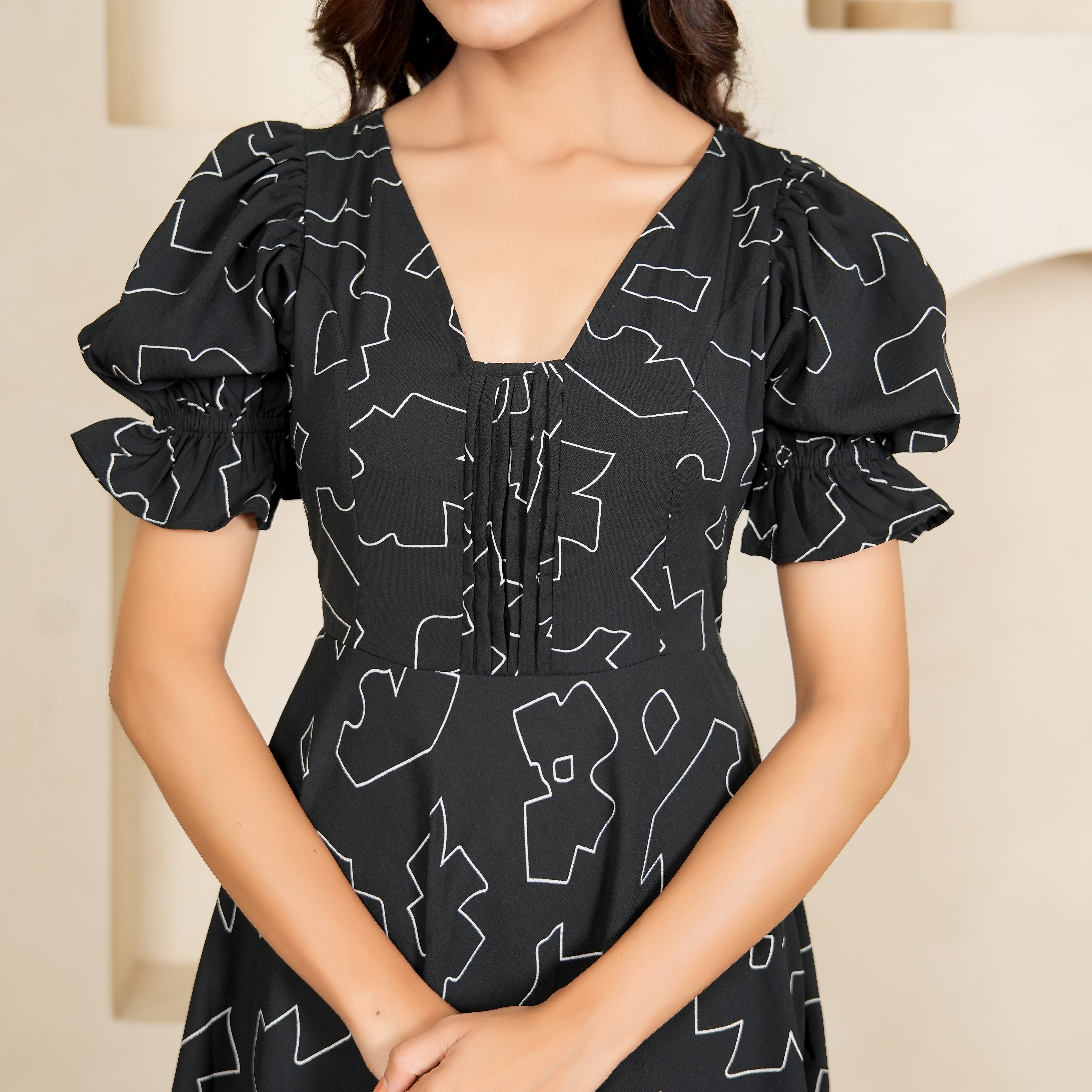 Reagan Black Short Dress