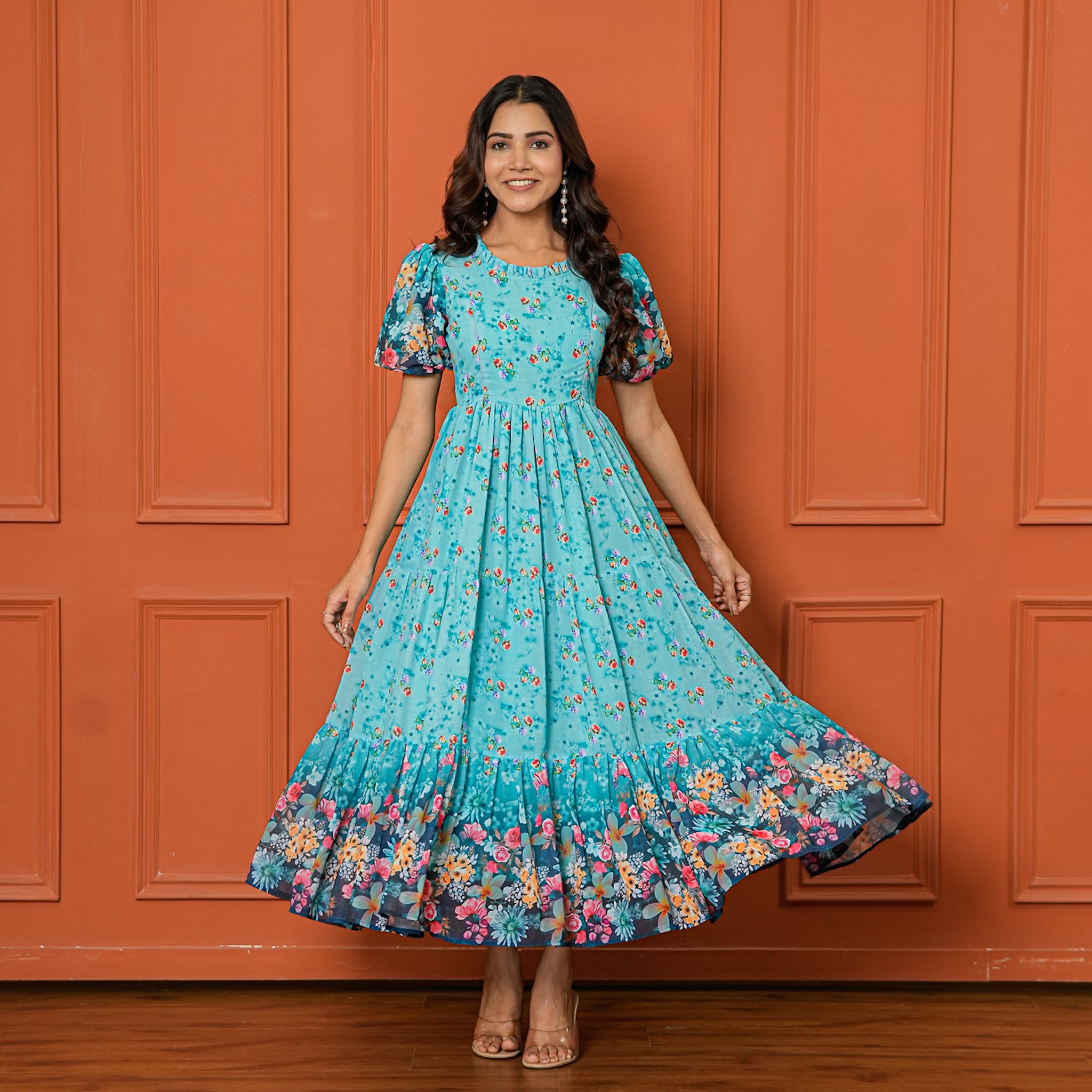 Alba Ombre Nursing Maxi Dress