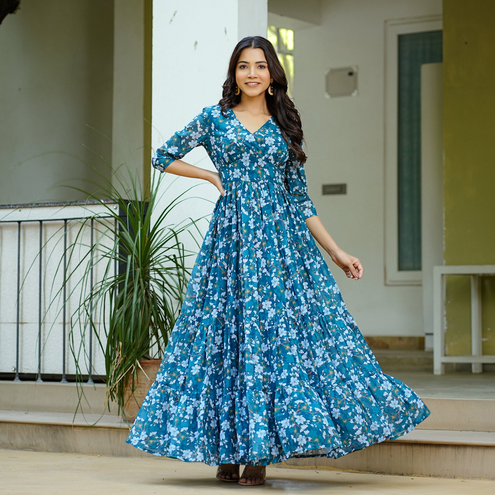 Valerie Flared Maxi Dress