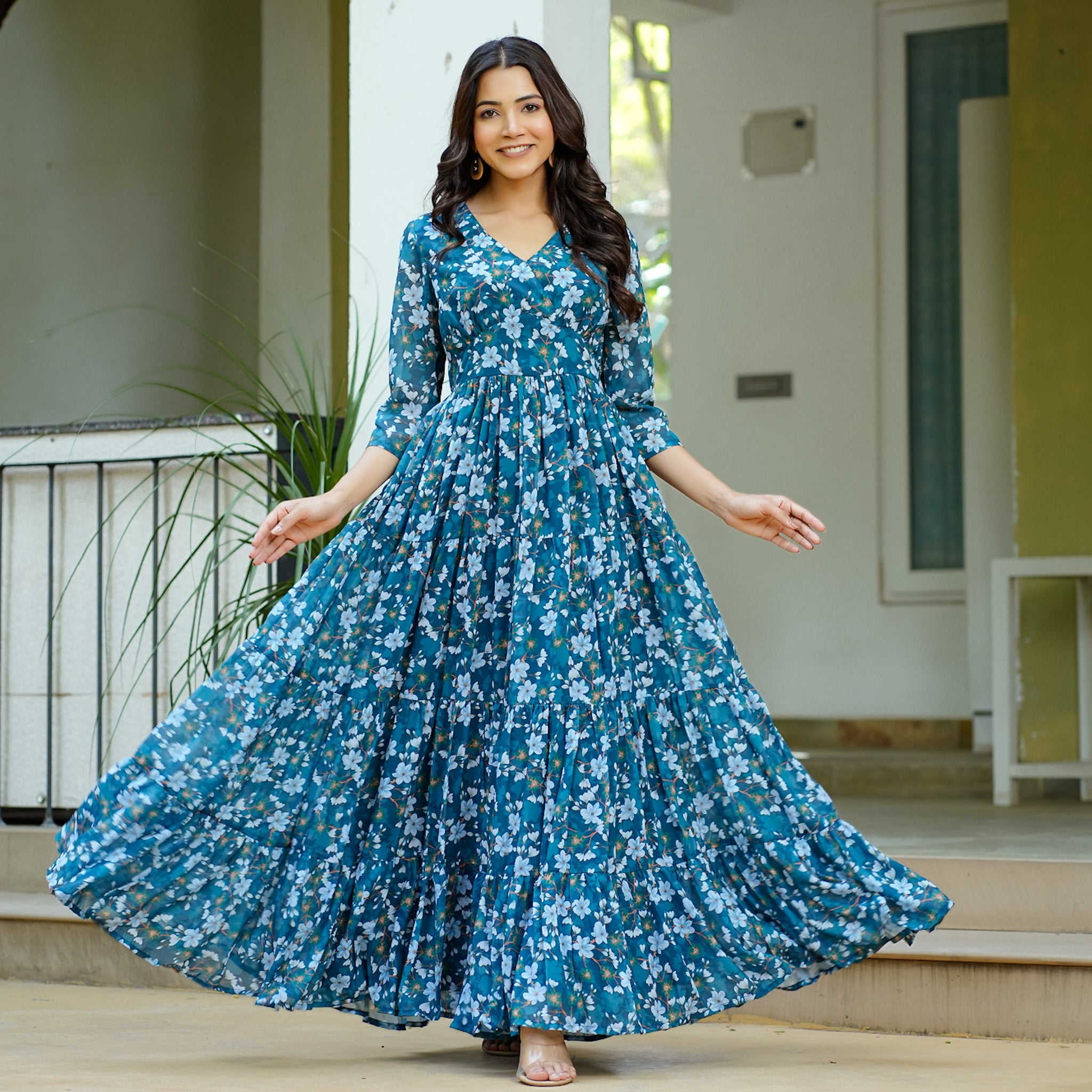 Valerie Flared Maxi Dress