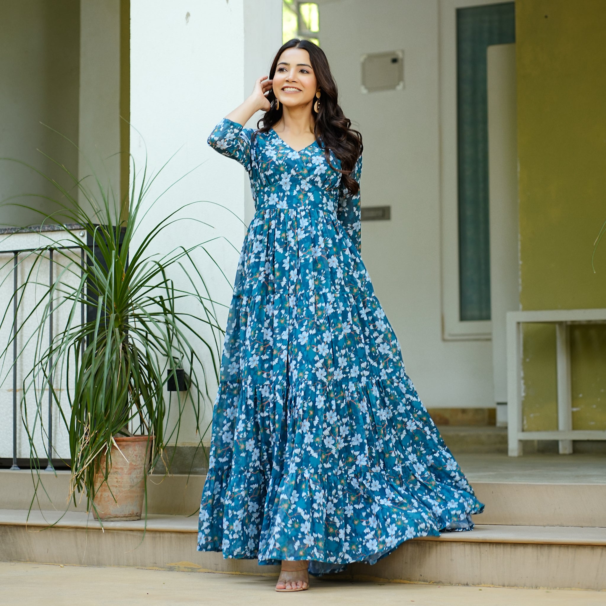 Valerie Flared Maxi Dress