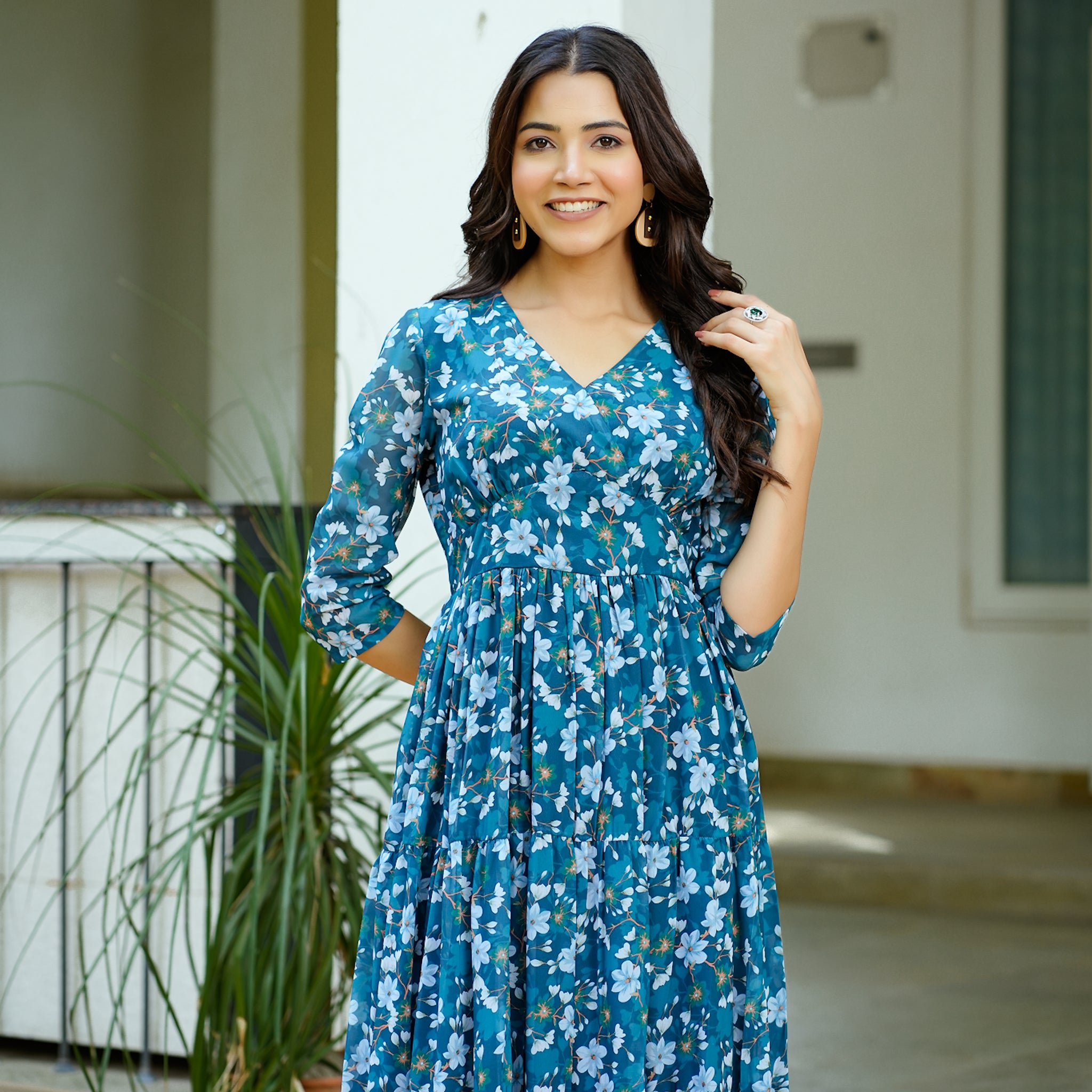 Valerie Flared Maxi Dress