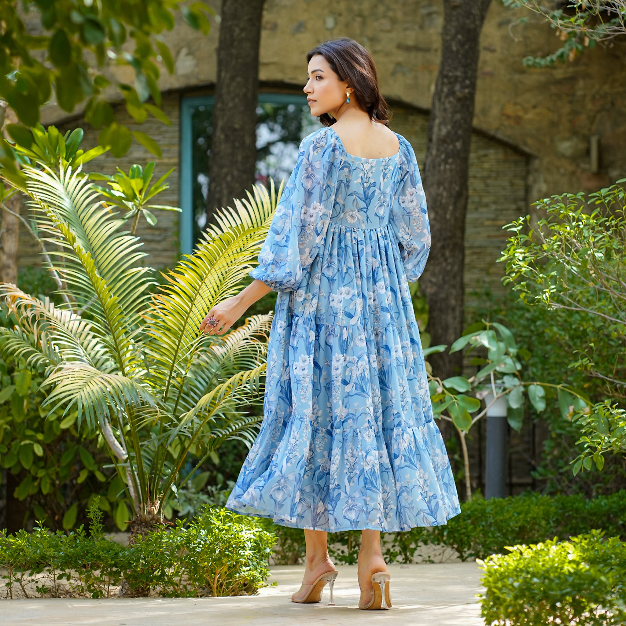 Felicite Blue Maxi Dress