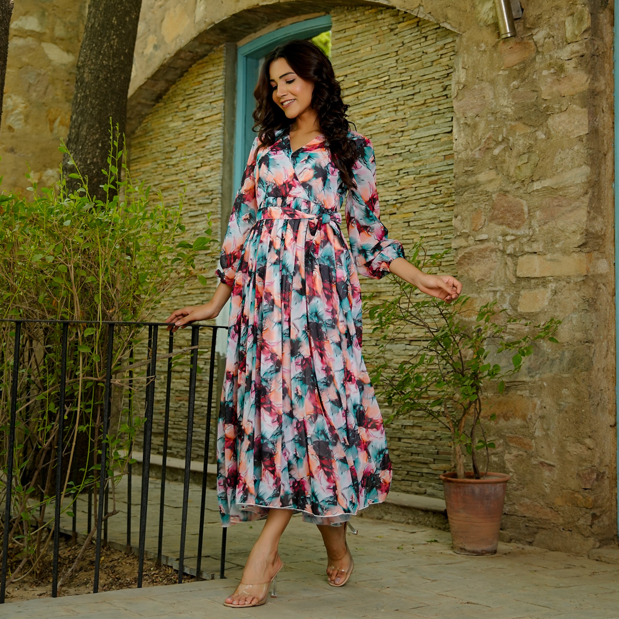 Gisele Multicolor Maxi Dress