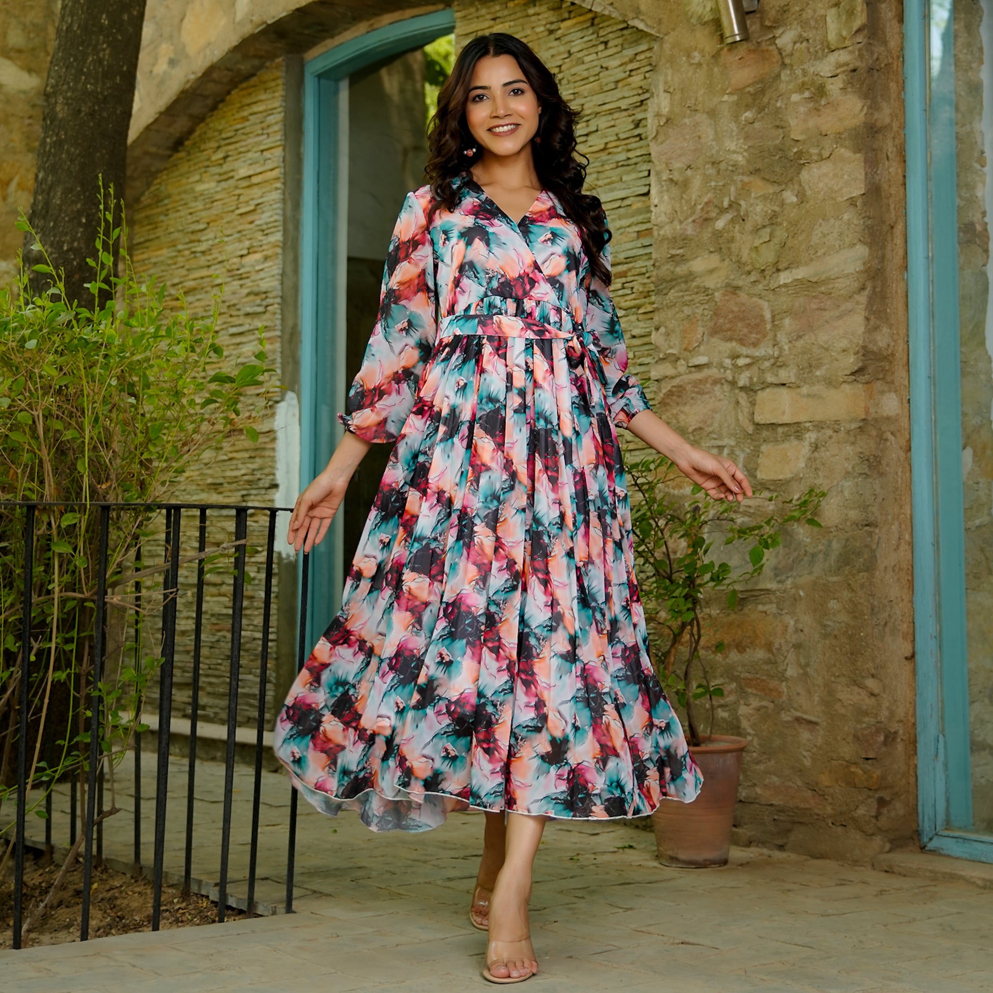 Gisele Multicolor Maxi Dress