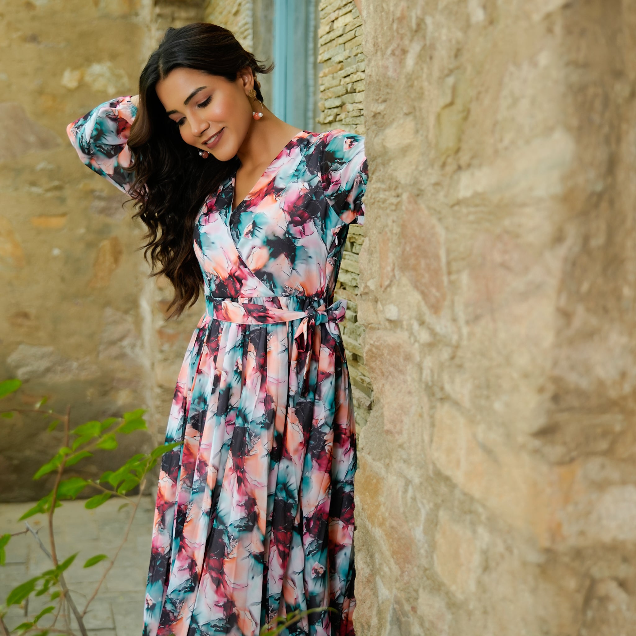 Gisele Multicolor Maxi Dress