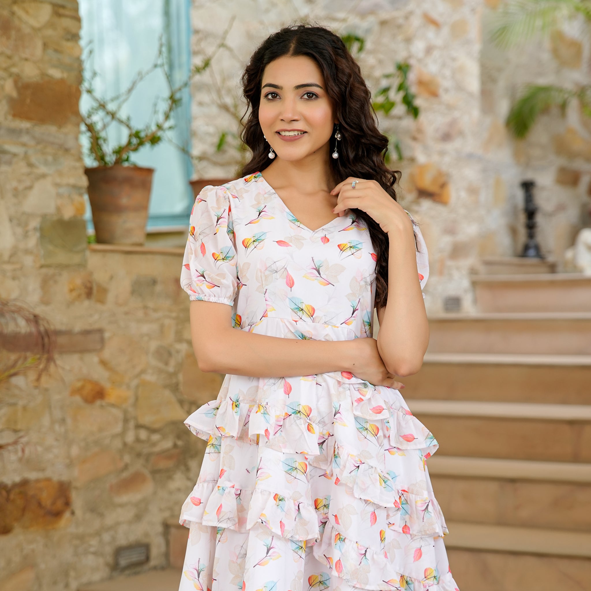 Renee White Short Dress