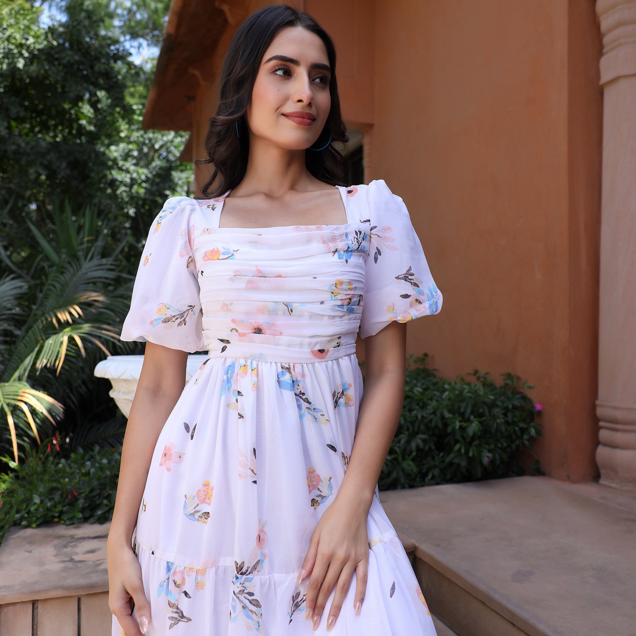 Gretel White Maxi Dress