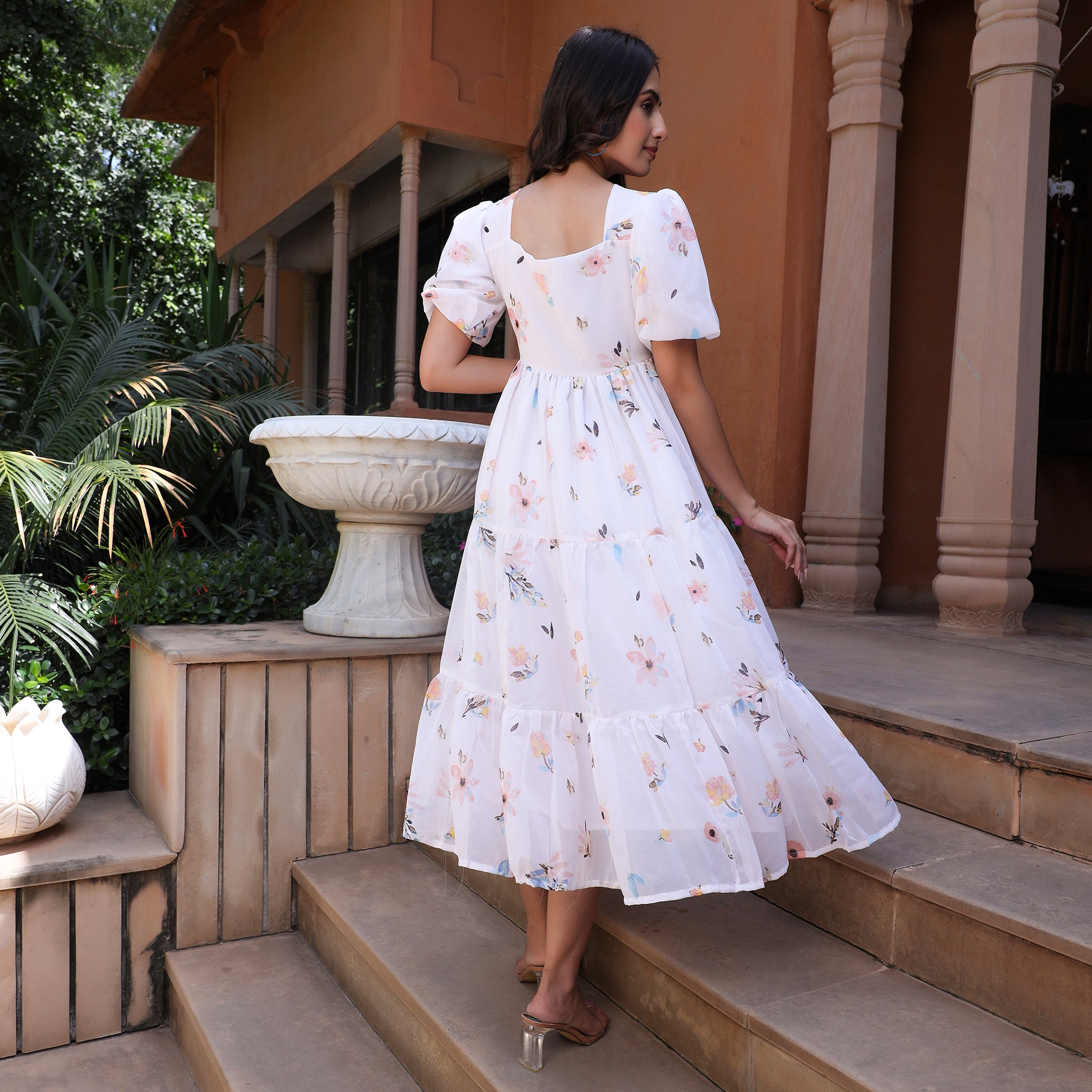 Gretel White Maxi Dress