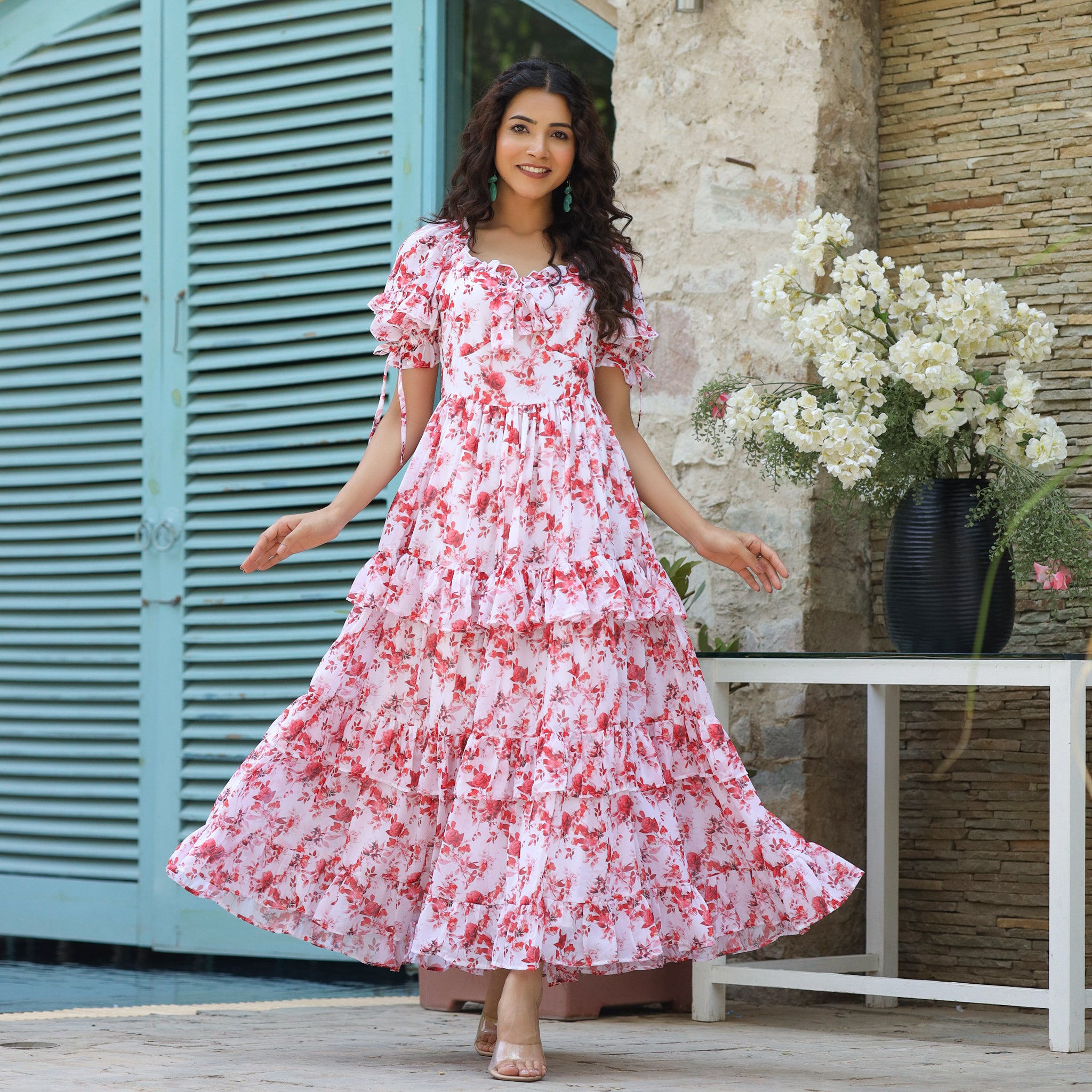 Bailey Multicolor Floral Maxi Dress