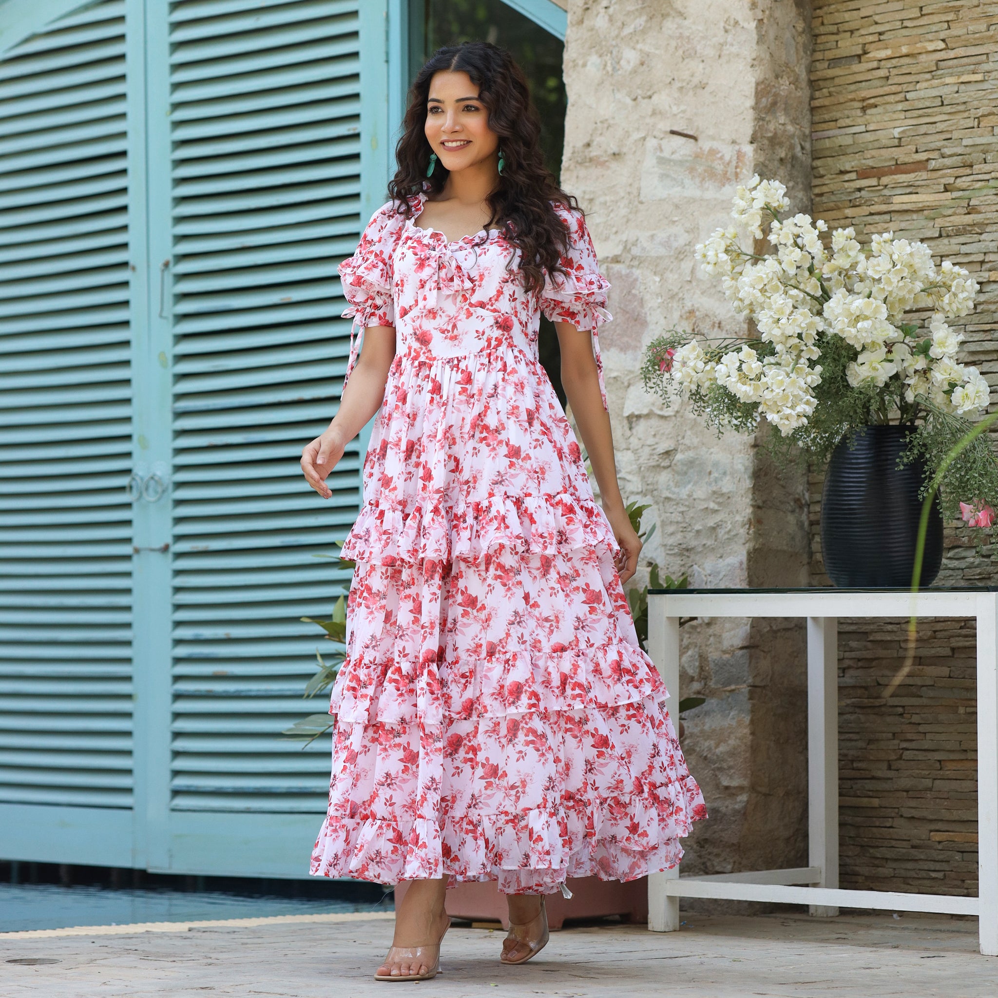 Bailey Multicolor Floral Maxi Dress
