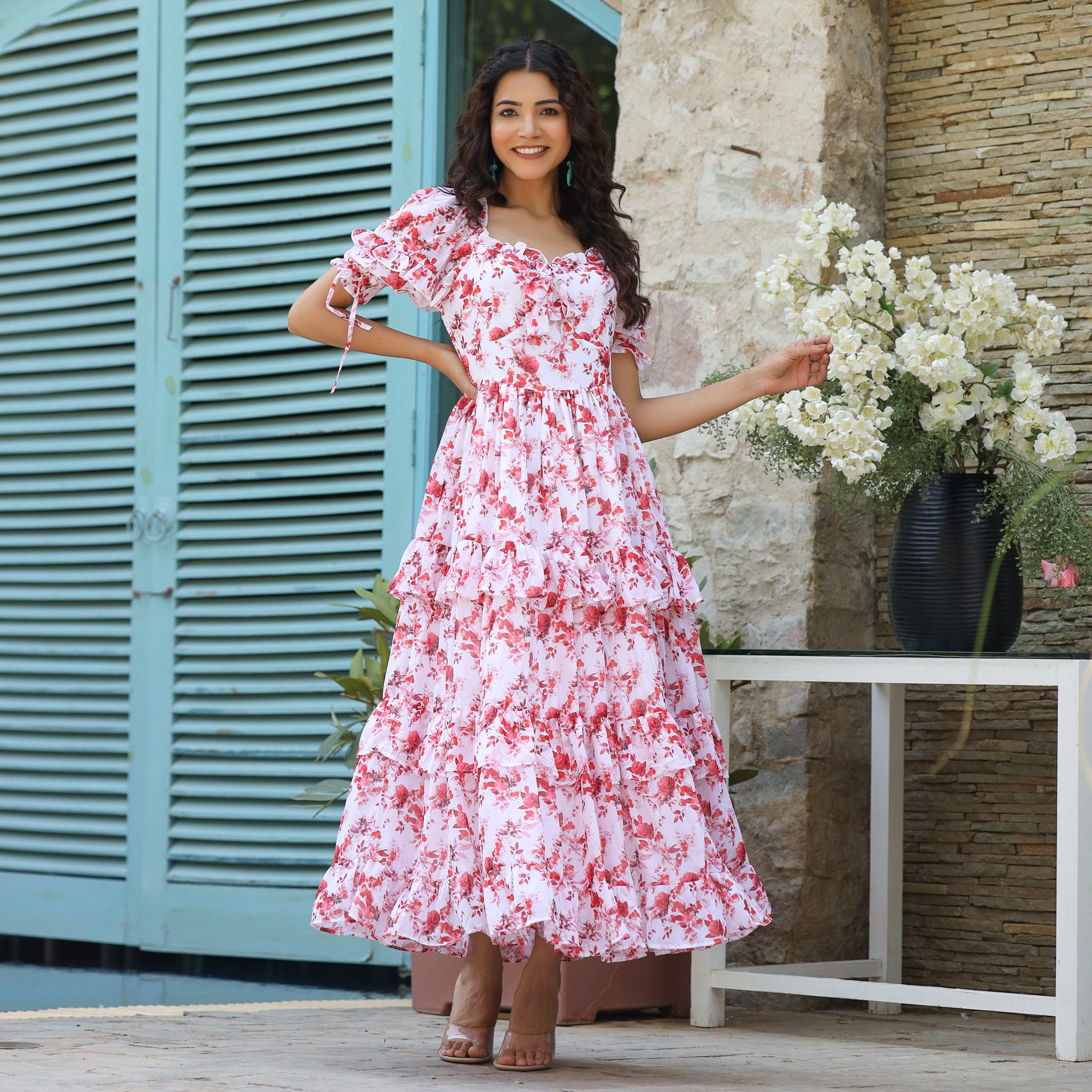 Bailey Multicolor Floral Maxi Dress