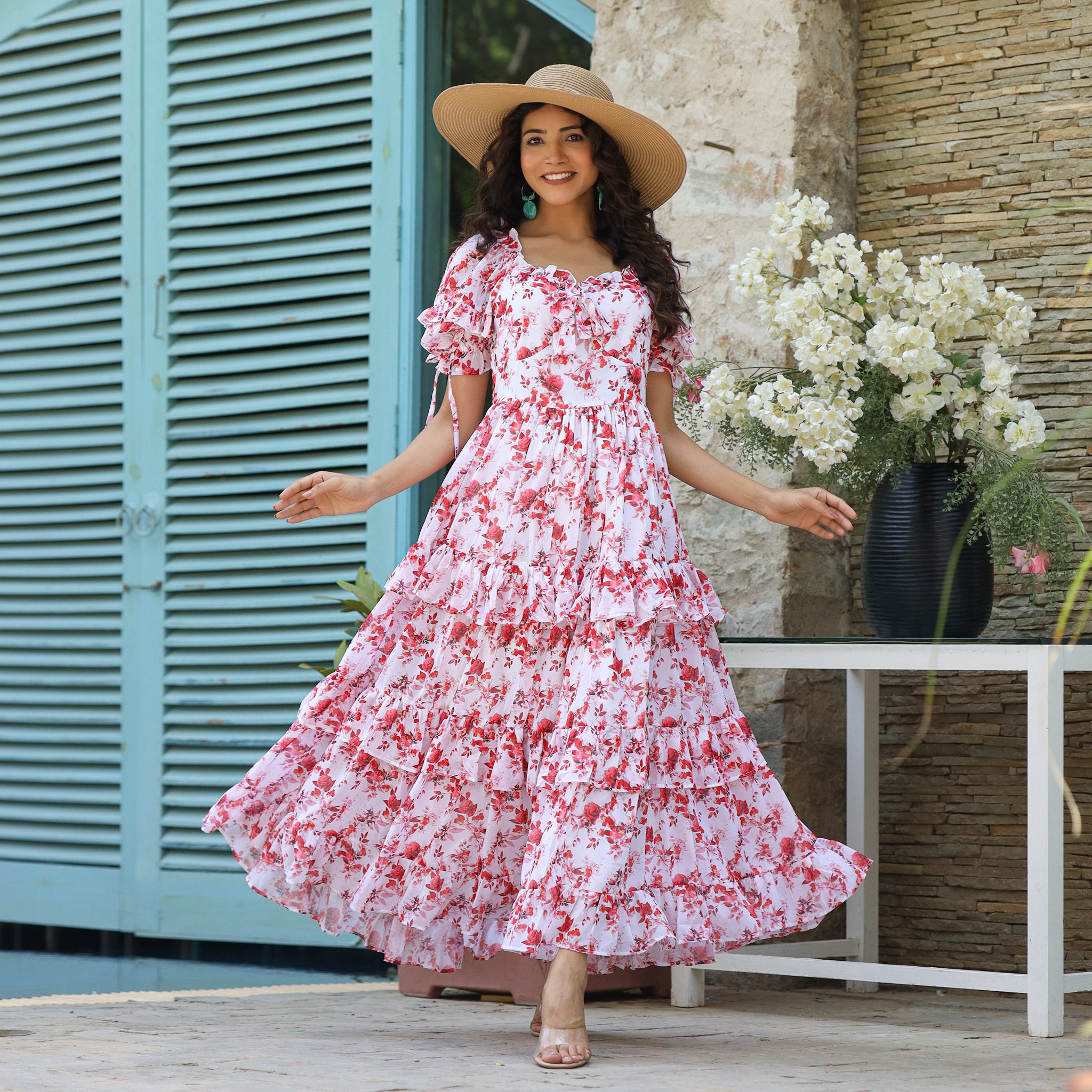 Bailey Multicolor Floral Maxi Dress