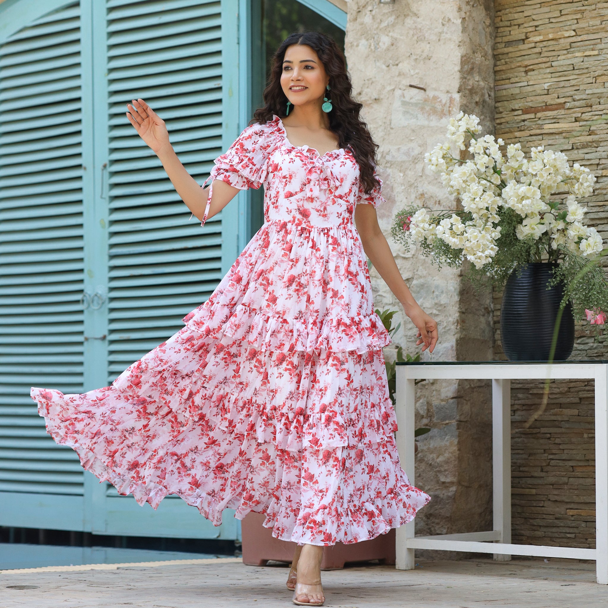 Bailey Multicolor Floral Maxi Dress