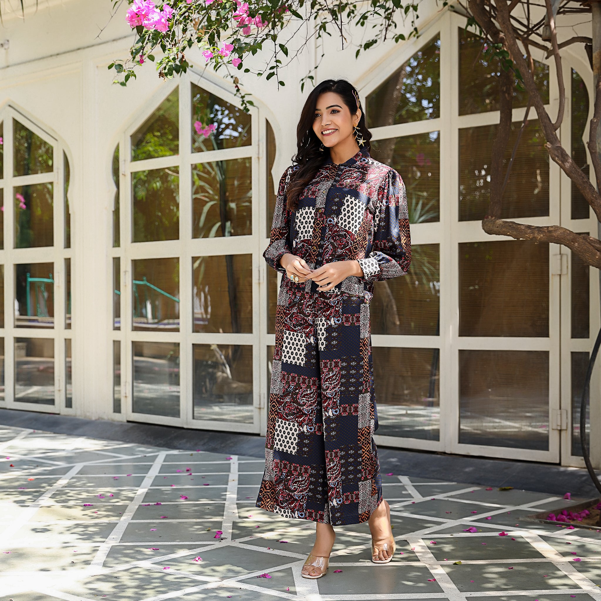 Zayna Multicolor Cotton Co-Ord Set