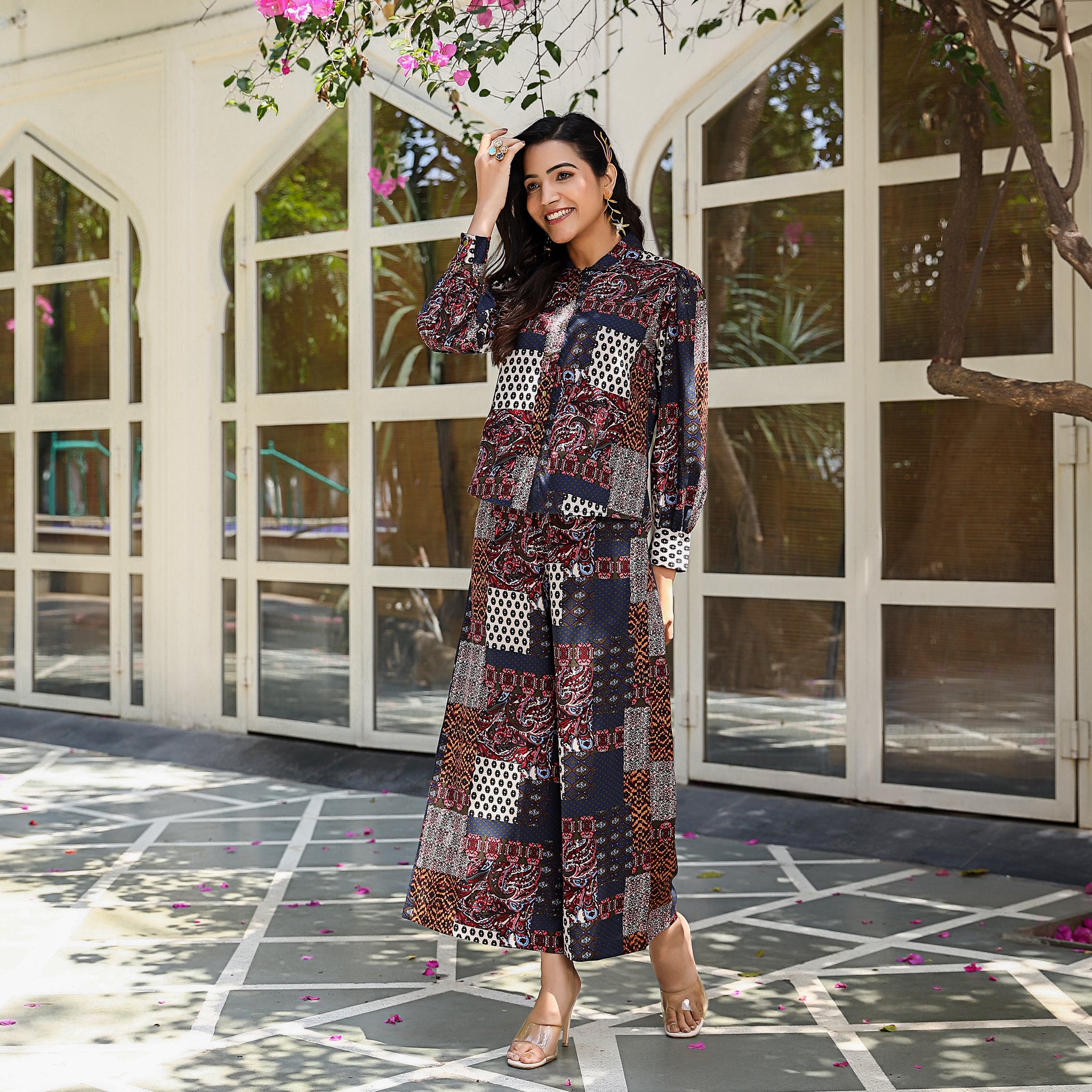 Zayna Multicolor Cotton Co-Ord Set