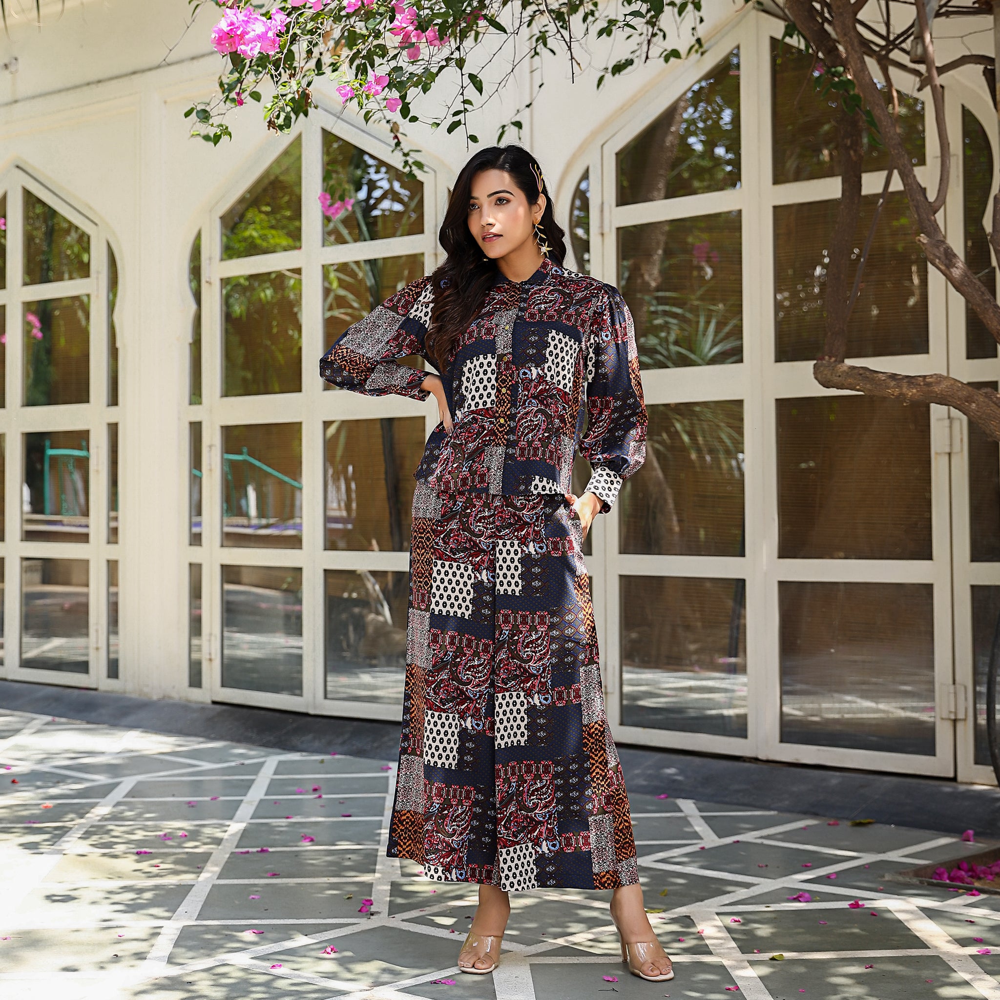 Zayna Multicolor Cotton Co-Ord Set